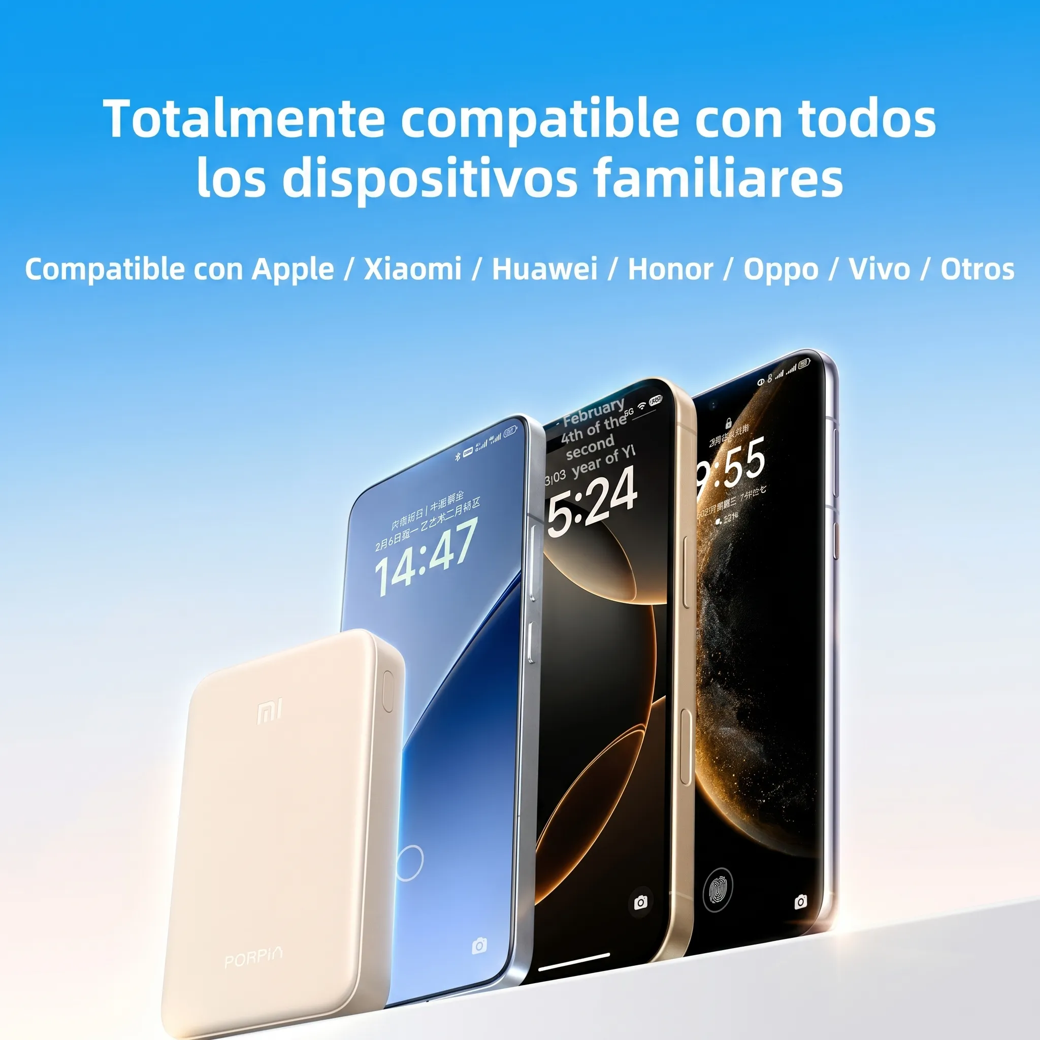 POWER BANK UGREEN 20,000 MAH 30W CARGA RÁPIDA BEIGE - 4