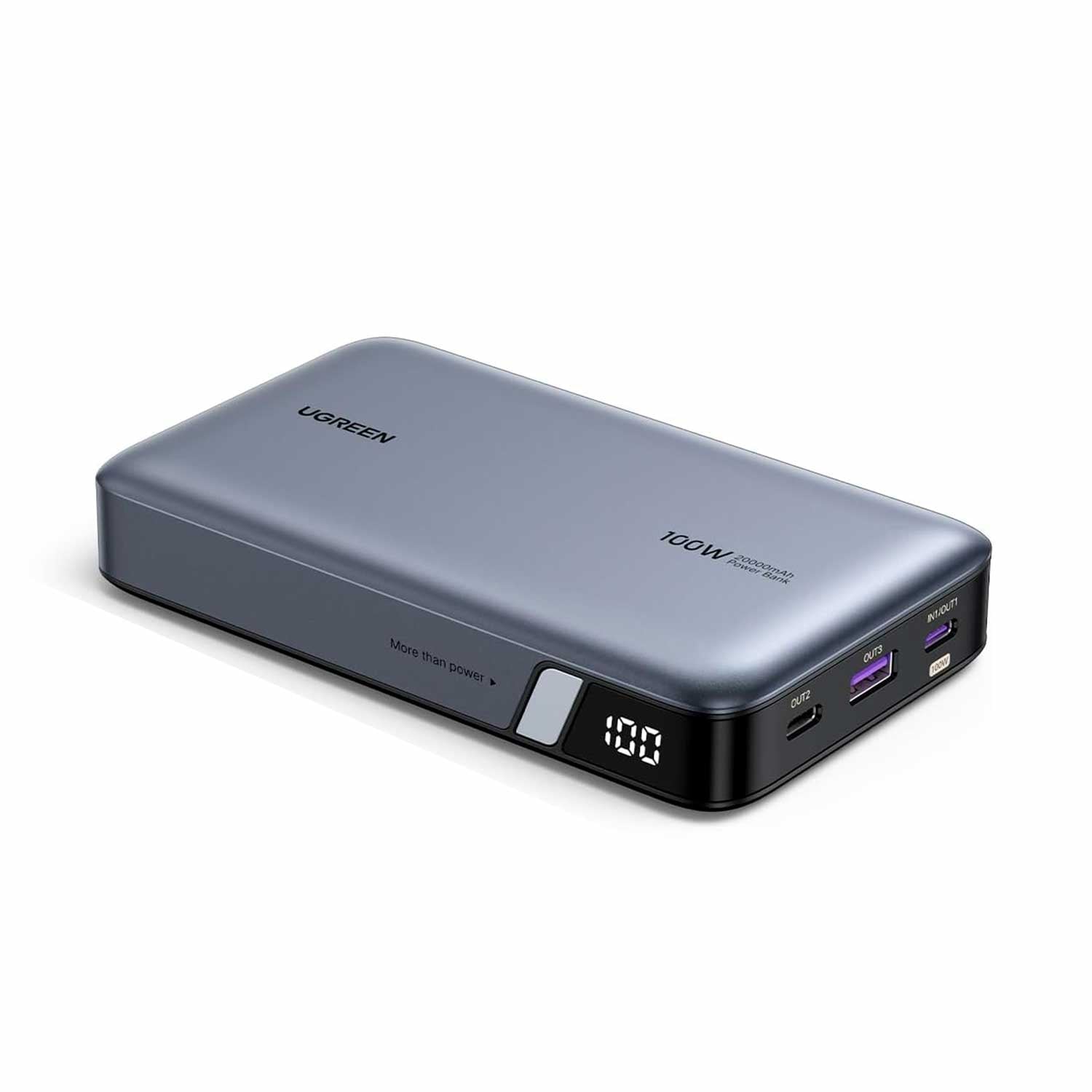 POWER BANK UGREEN NEXODE 20000MAH 100W USB-C PANTALLA LED - 1