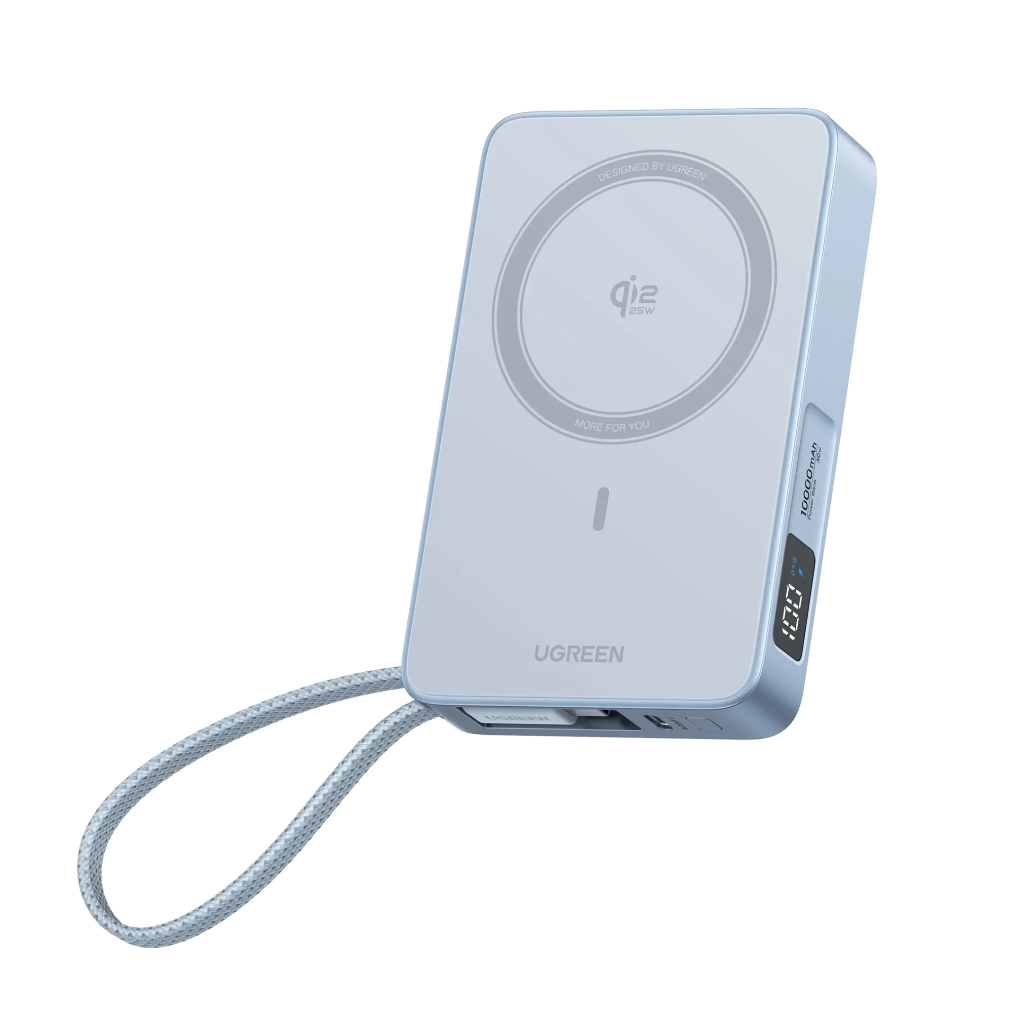 POWER BANK MAGNETICO UGREEN 10000MAH 25W CELESTE - 1