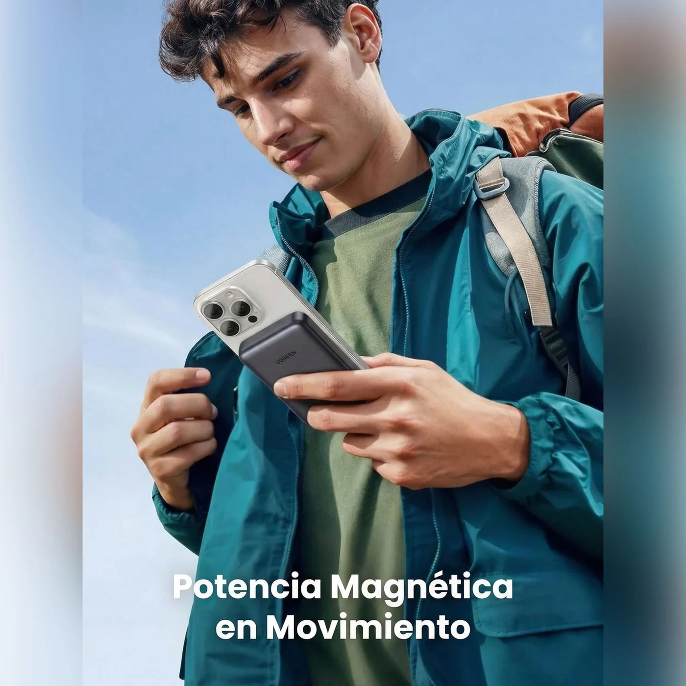 POWER BANK MAGNÉTICO UGREEN 10000MAH QI2 15W USB-C 30W - 5