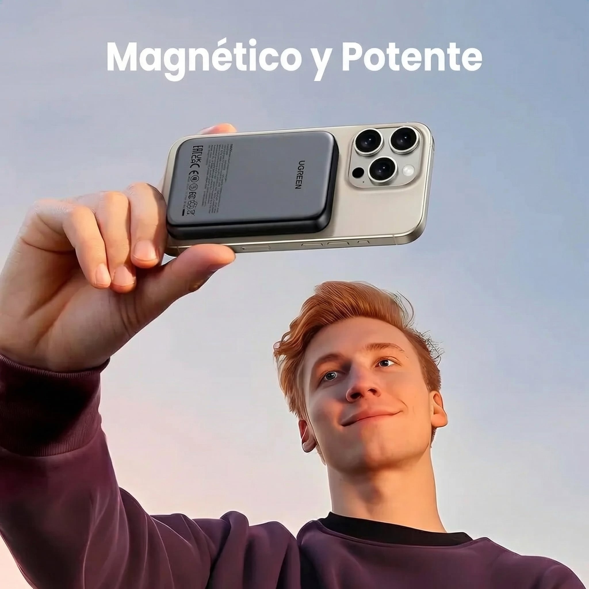 POWER BANK MAGNETICO UGREEN 10000MAH 20W - 6