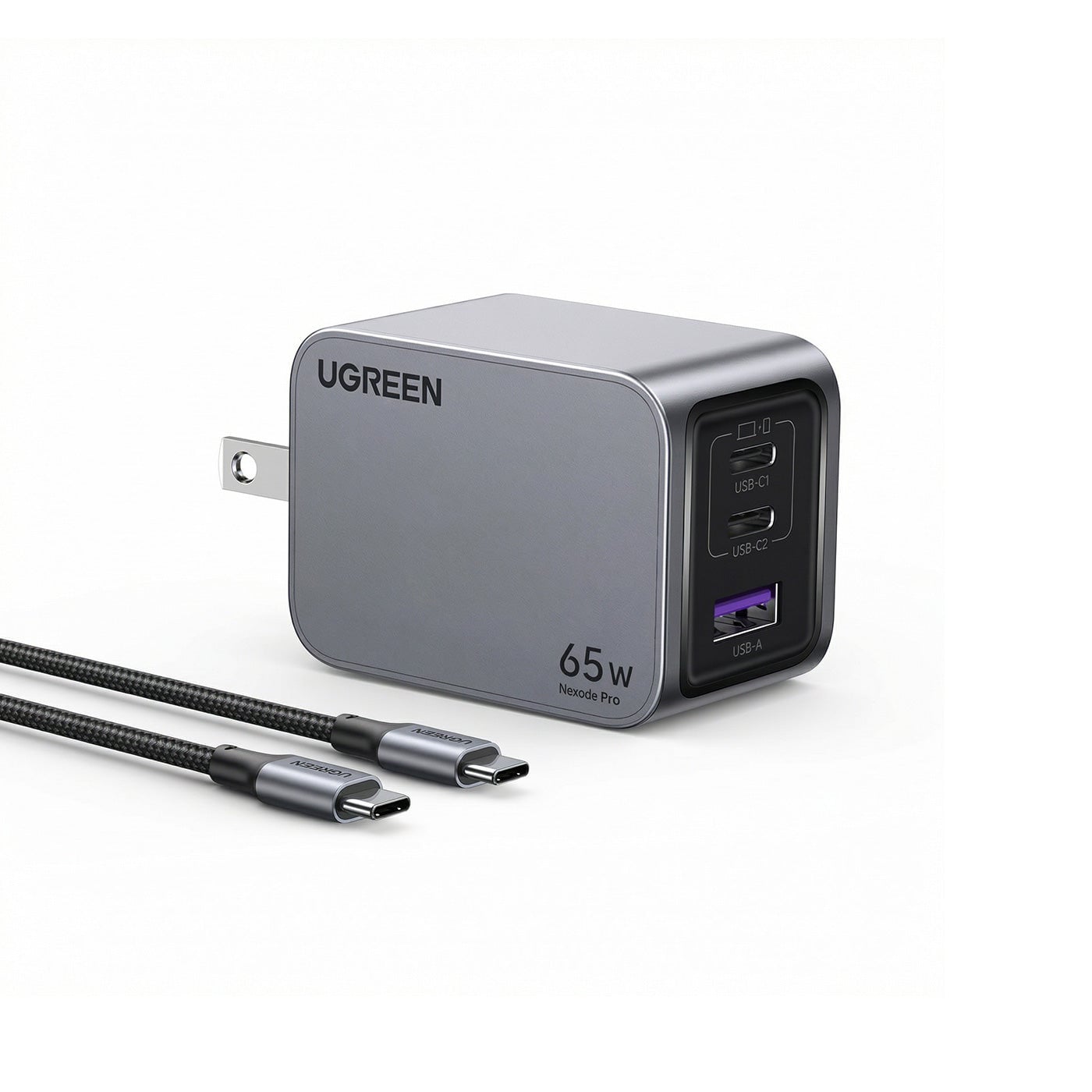 UGREEN NEXODE PRO 65W GAN 3 PUERTOS 25870 - 1