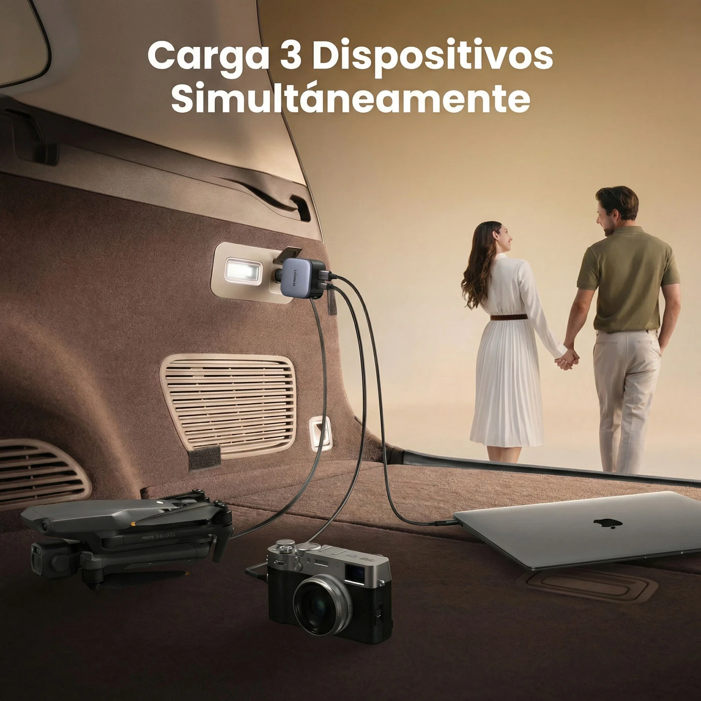 CARGADOR UGREEN NEXODE PARA AUTO 90W CON CABLE INCLUIDO 55909B - 8