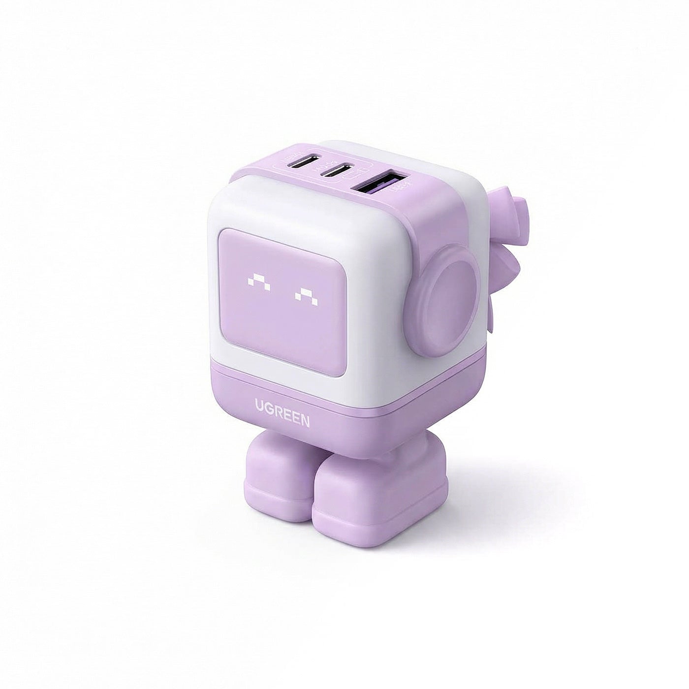 CARGADOR UGREEN UNO ROBOT GAN 65W USB-C PURPLE 35314 - 1