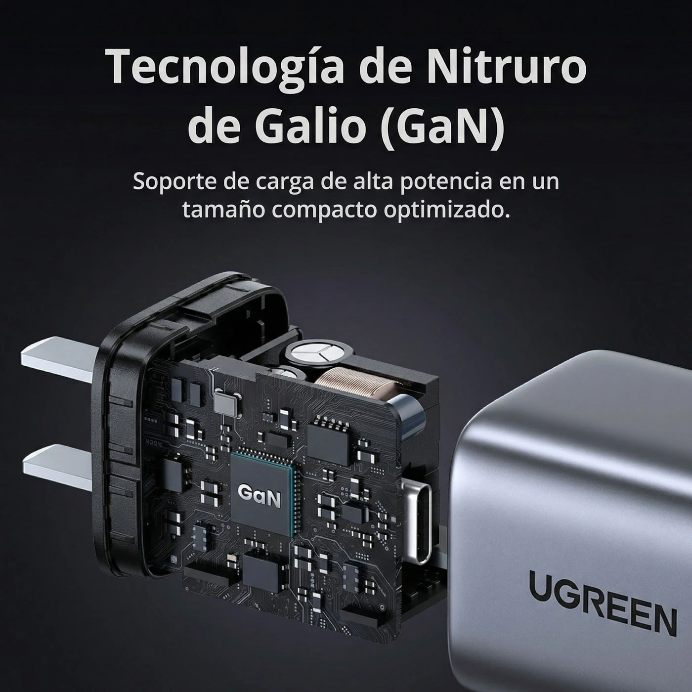 CARGADOR UGREEN 30W USB-C GAN 55530 - 2