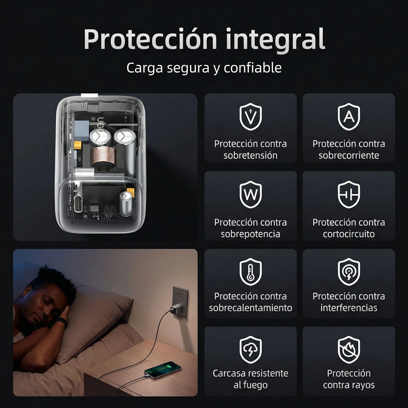 CARGADOR UGREEN 30W USB-C GAN 55530 - 5
