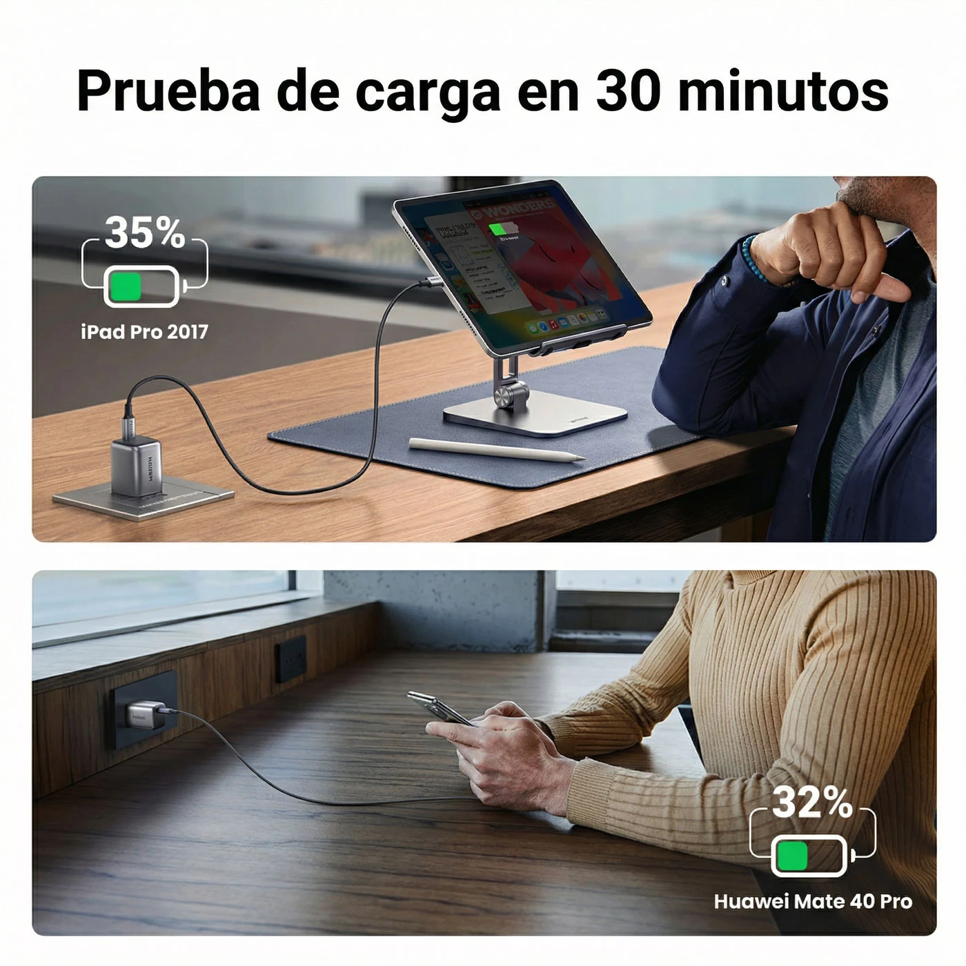 CARGADOR UGREEN 30W USB-C GAN 55530 - 6