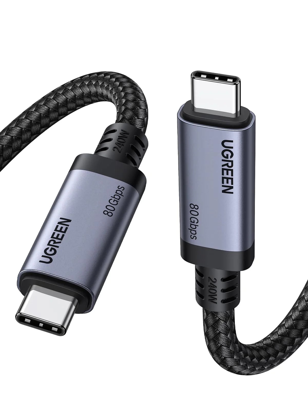 CABLE UGREEN USB4 GEN 4 USB-C 1M 240W 80GBPS VIDEO 16K - 1