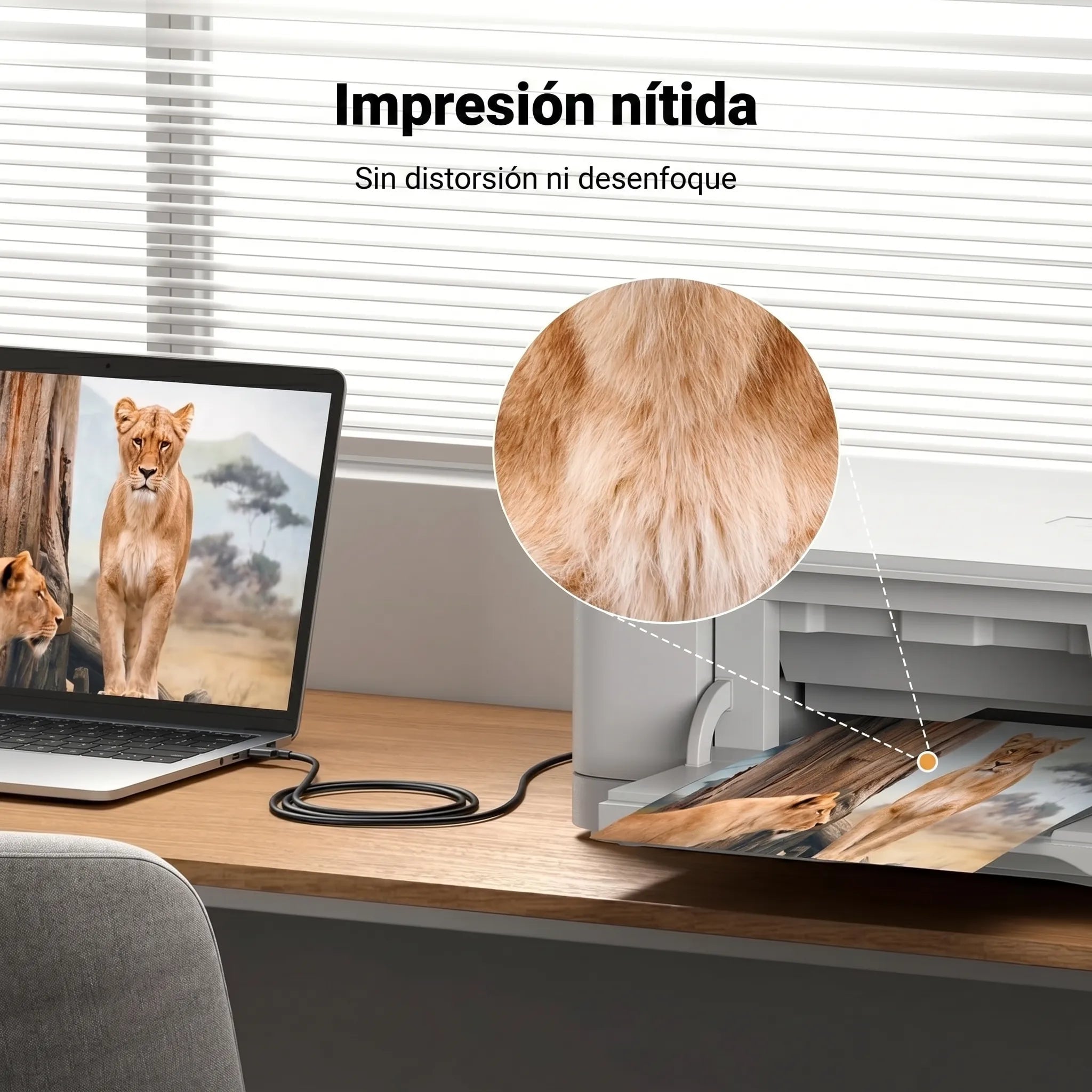 UGREEN CABLE USB-A A USB-B 2M PARA IMPRESORA Y DATOS - 2