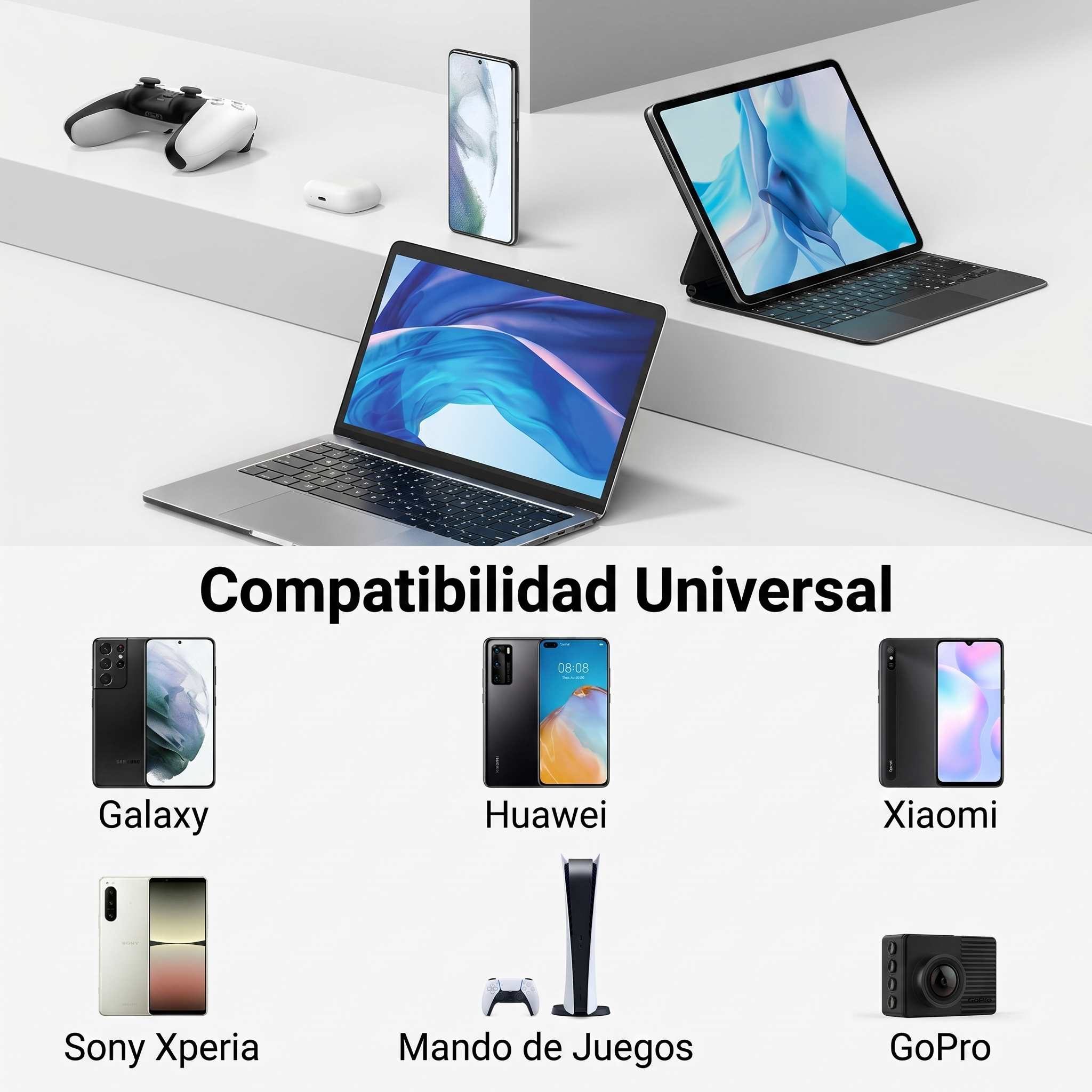 UGREEN CABLE USB-A A USB-C 2M EN ÁNGULO 90° PARA CARGA Y USO CÓMODO - 5