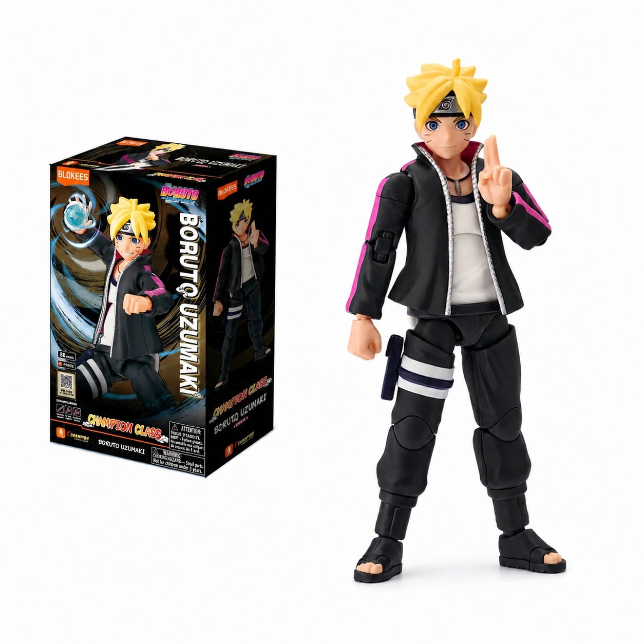 FIGURA COLECCIONABLE BORUTO UZUMAKI BLOKEES CHAMPION CLASS 01 - 1