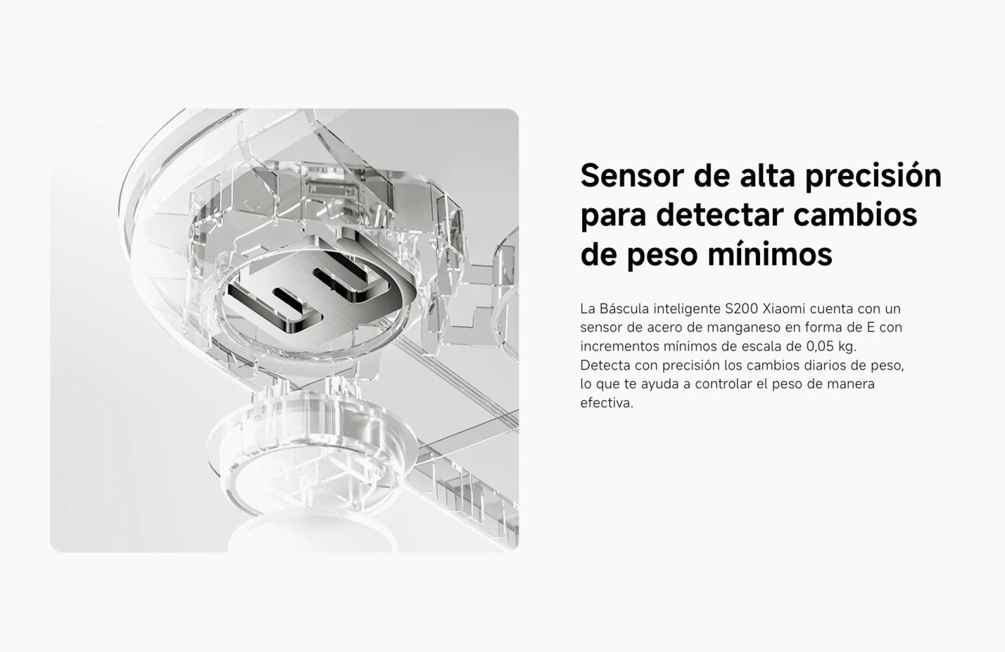 BALANZA DIGITAL XIAOMI SMART SCALE S200 CONTROL PRECISO BLUETOOTH 150KG - 2