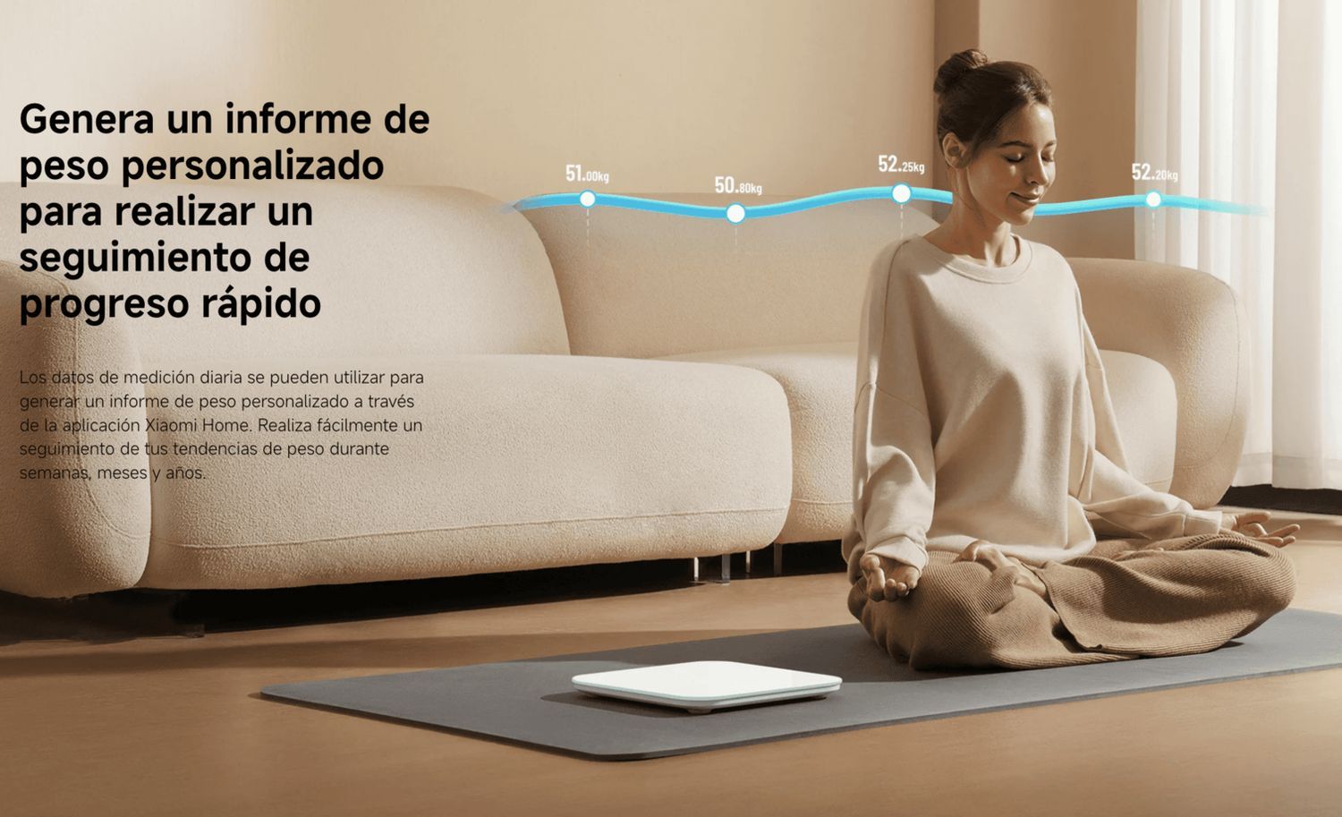 BALANZA DIGITAL XIAOMI SMART SCALE S200 CONTROL PRECISO BLUETOOTH 150KG - 6