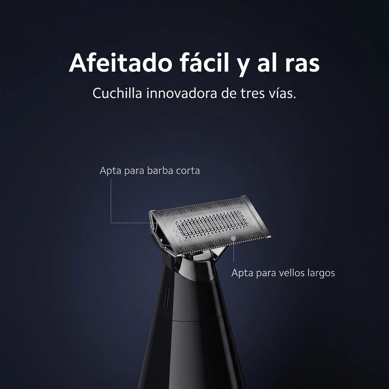 AFEITADORA XIAOMI UNIBLADE TRIMMER RESISTENTE AGUA CARGA MAGNÉTICA CABEZAL GIRATORIO - 3