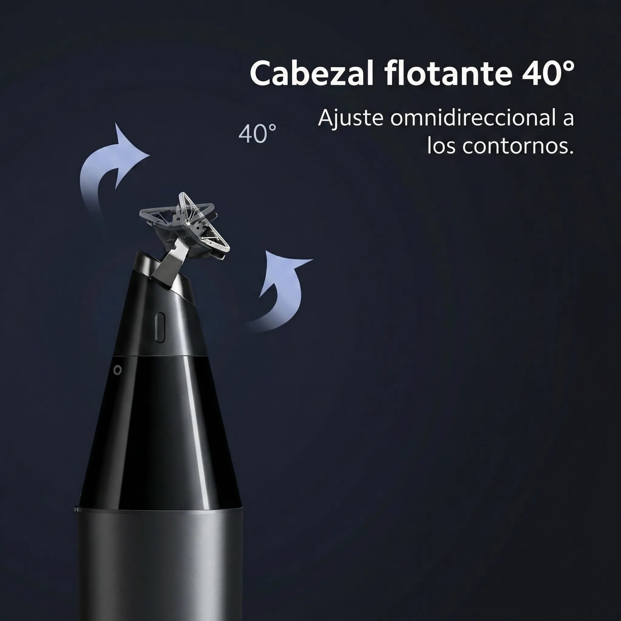 AFEITADORA XIAOMI UNIBLADE TRIMMER RESISTENTE AGUA CARGA MAGNÉTICA CABEZAL GIRATORIO - 6