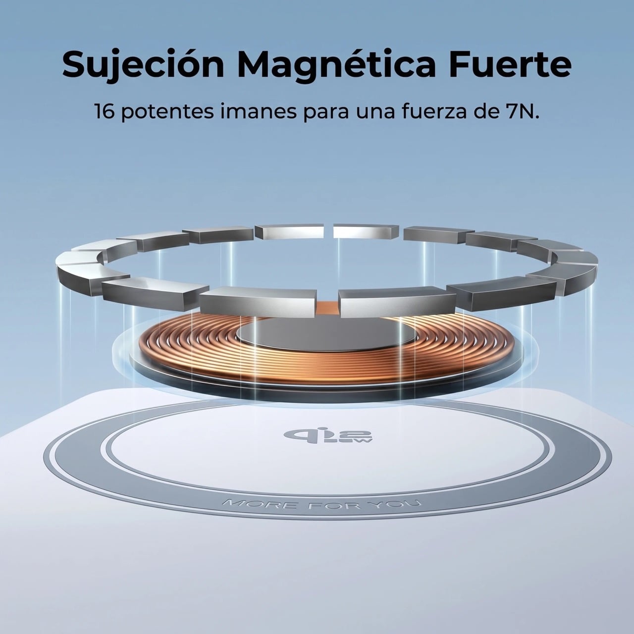 Cargador Inalámbrico UGREEN MagFlow Qi2 25W 3 en 1 Para iPhone Apple Watch AirPods - 6