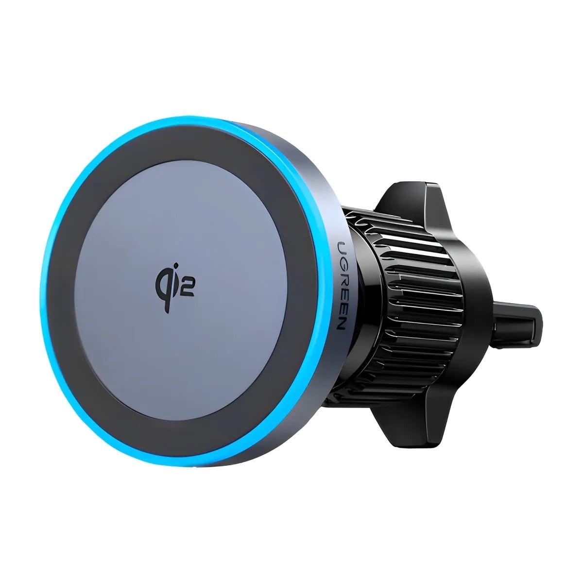 CARGADOR MAGNÉTICO AUTO UGREEN QI2 15W PARA IPHONE MAGSAFE CARGA INALÁMBRICA - 1