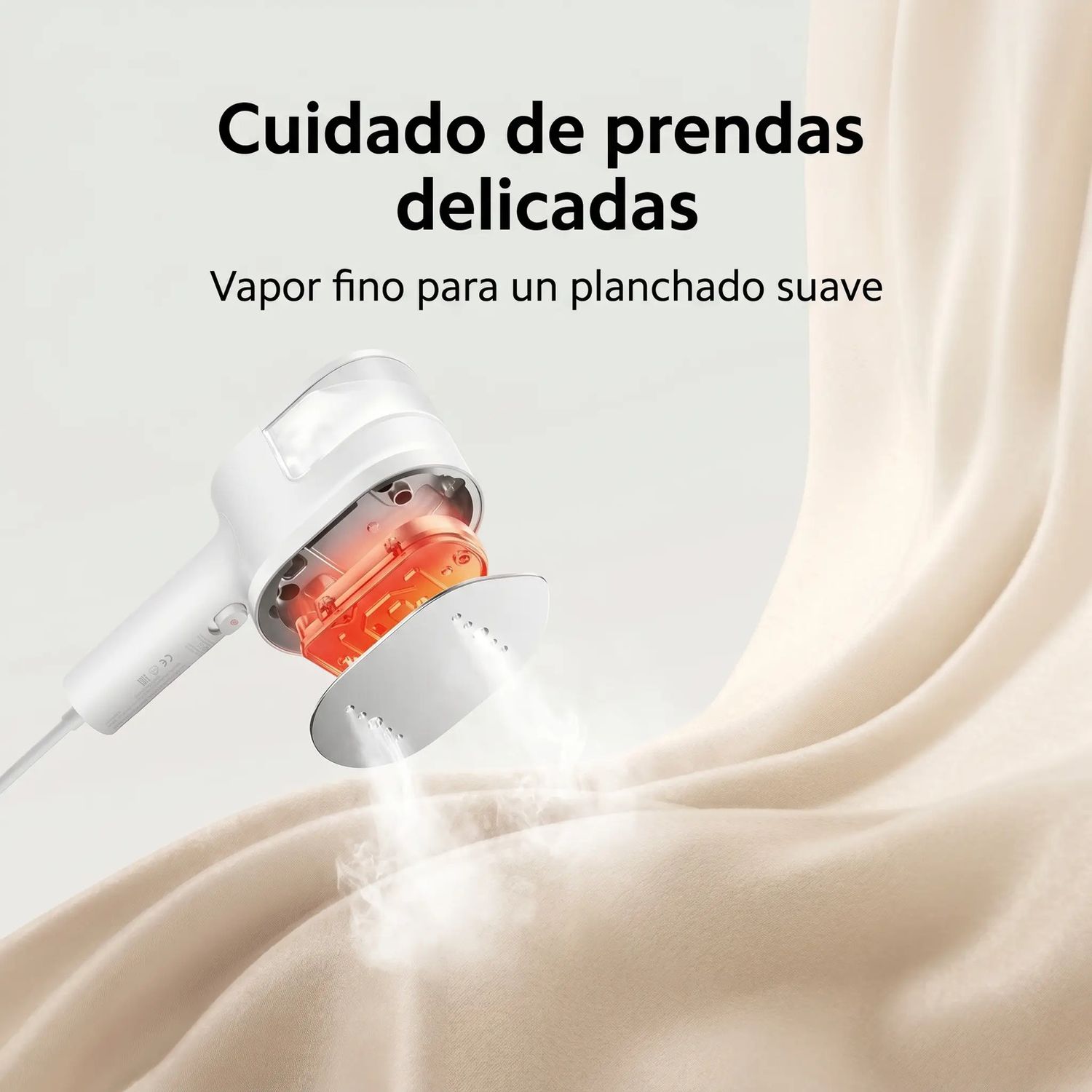 PLANCHA DE VAPOR XIAOMI 1200W VAPOR VERTICAL Y HORIZONTAL TANQUE 150ML BLANCO - 5