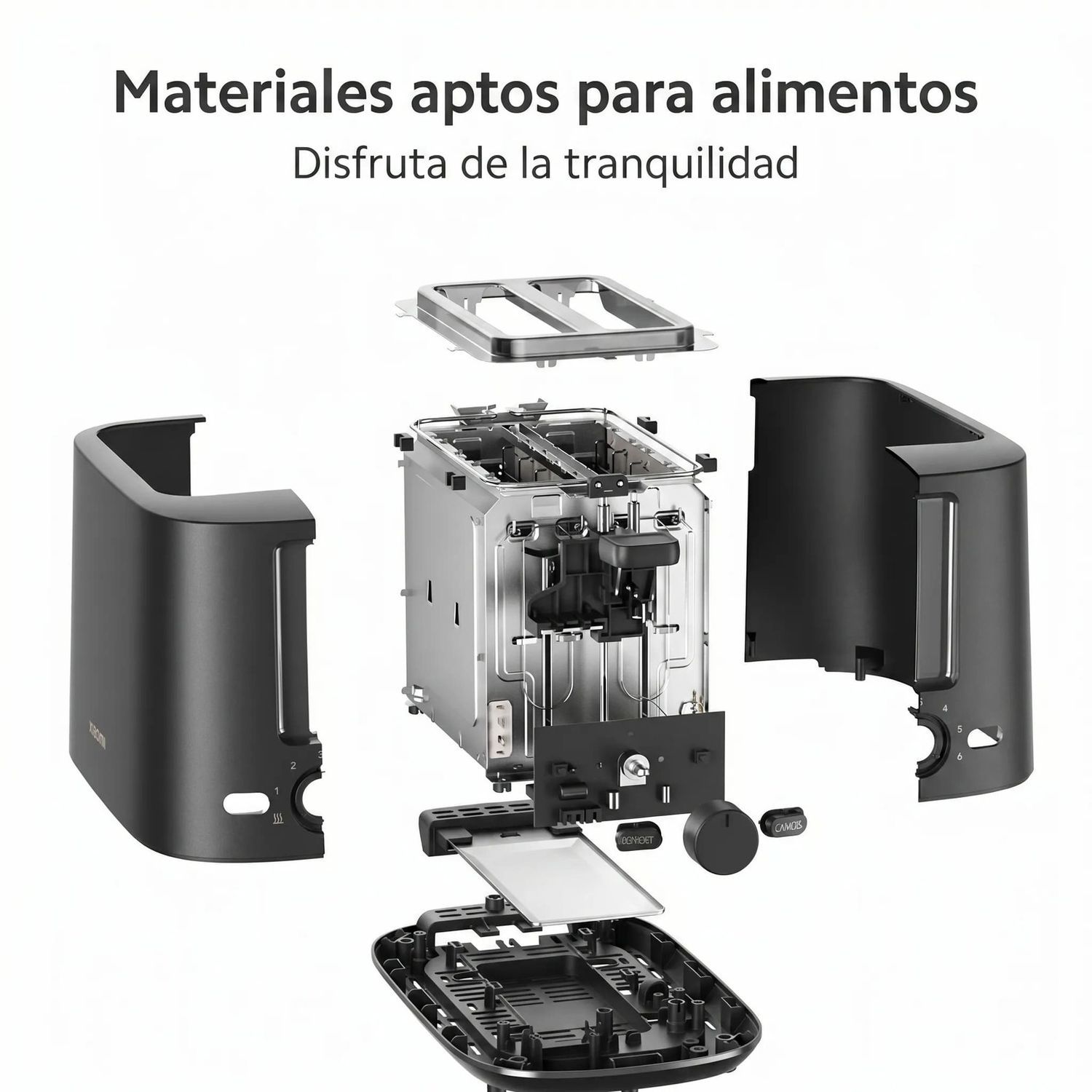 TOSTADORA XIAOMI TOASTER 780W 6 NIVELES DE TOSTADO DOBLE RANURA - 6
