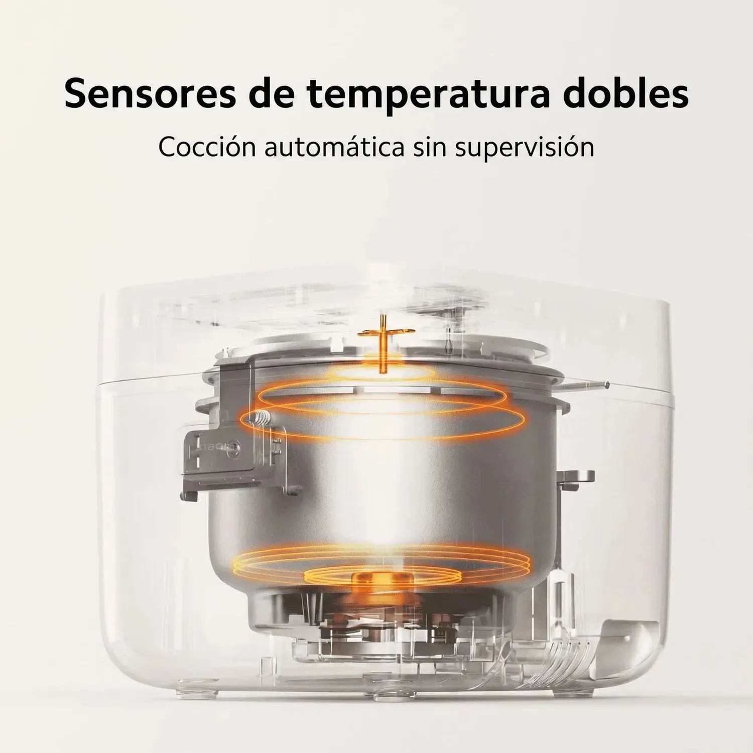 ARROCERA ELÉCTRICA XIAOMI RICE COOKER 1.5L PANTALLA TACTIL PROGRAMABLE ANTIADHERENTE BLANCO - 4