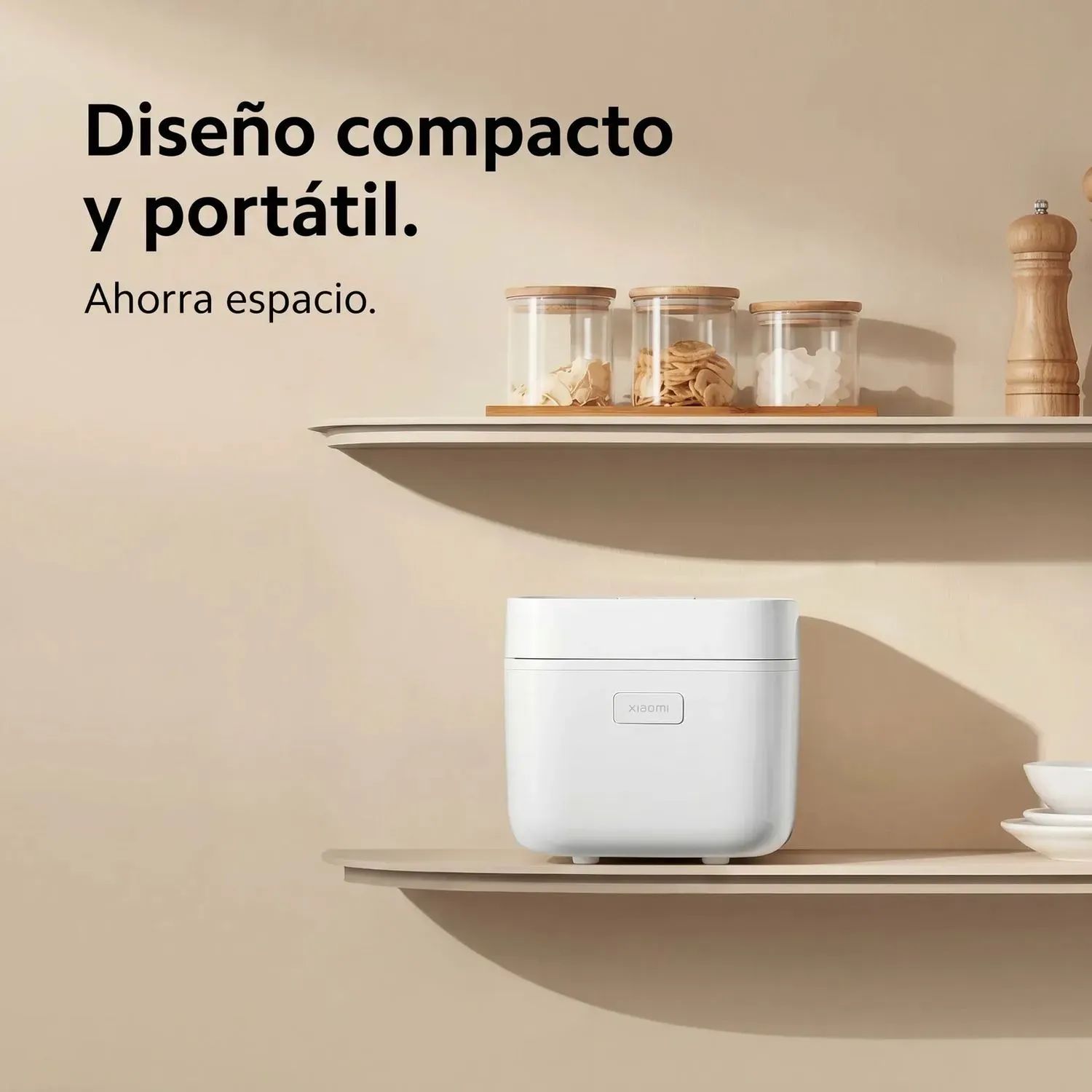 ARROCERA ELÉCTRICA XIAOMI RICE COOKER 1.5L PANTALLA TACTIL PROGRAMABLE ANTIADHERENTE BLANCO - 6