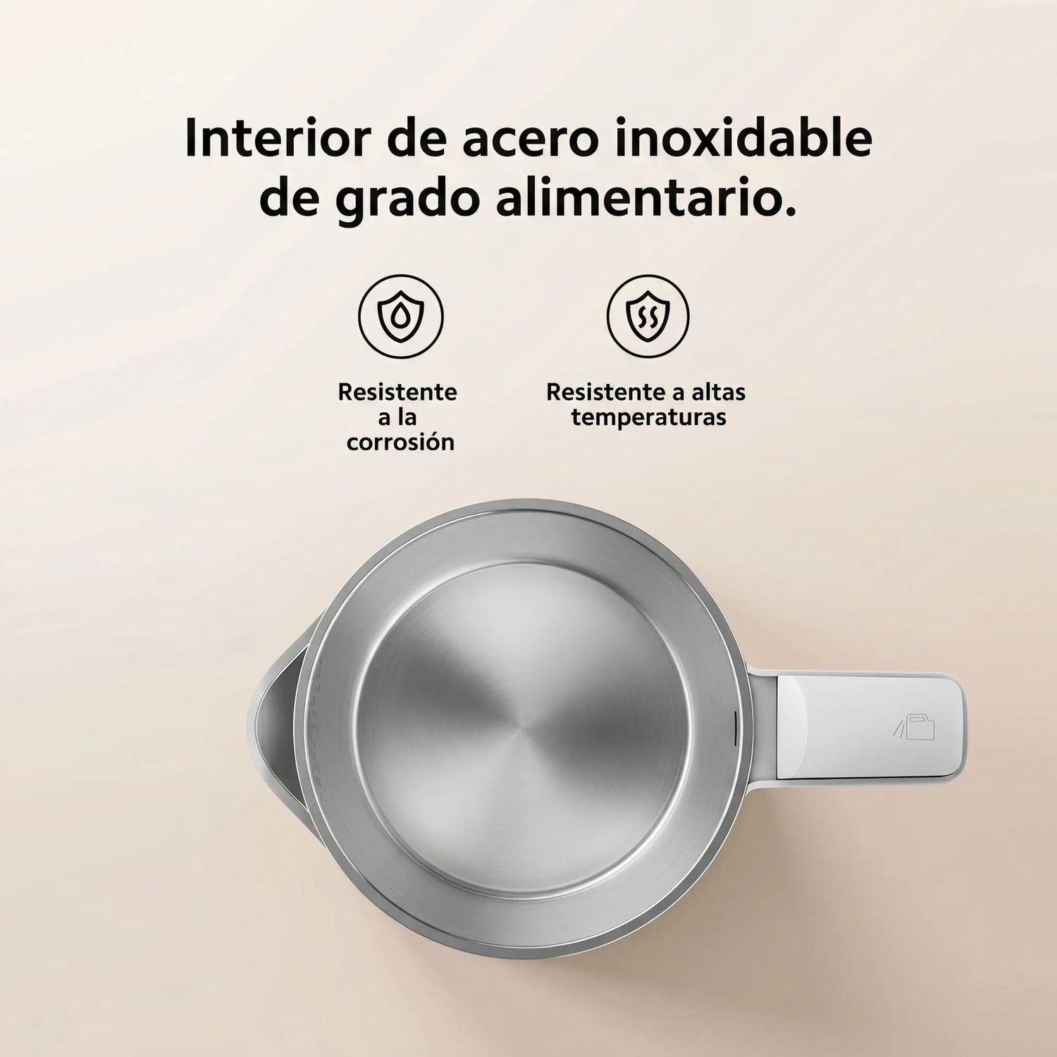 HERVIDOR ELÉCTRICO XIAOMI ELECTRIC KETTLE 2 LITE 1.5L 1500W ACERO INOXIDABLE BLANCO - 7