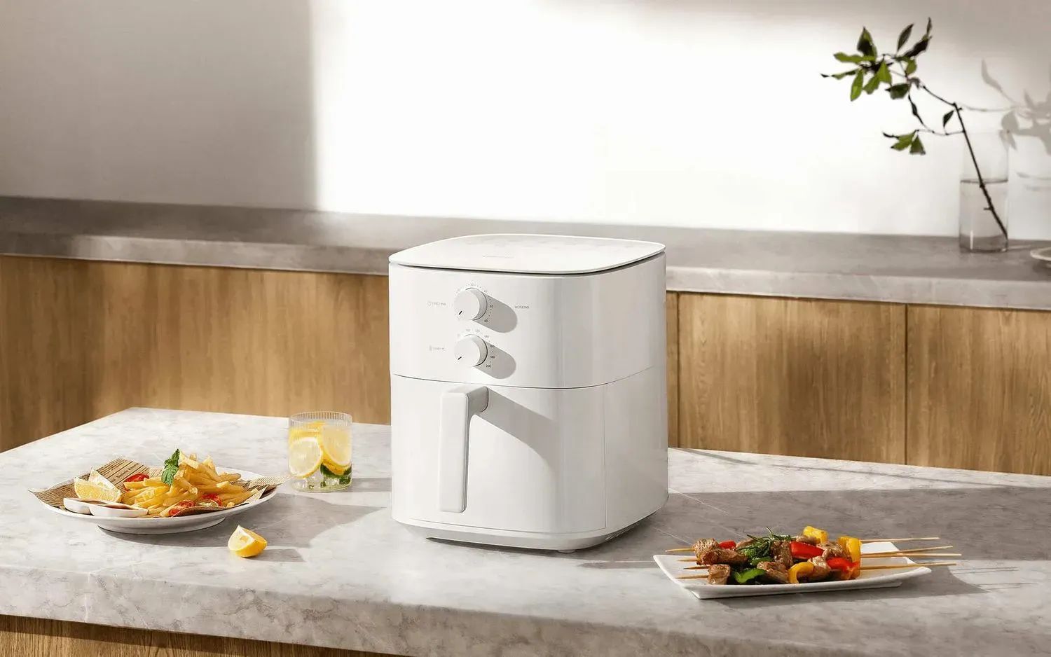 FREIDORA DE AIRE XIAOMI 6L 1550W TEMPERATURA REGULABLE 80 A 200 °C BLANCO - 2