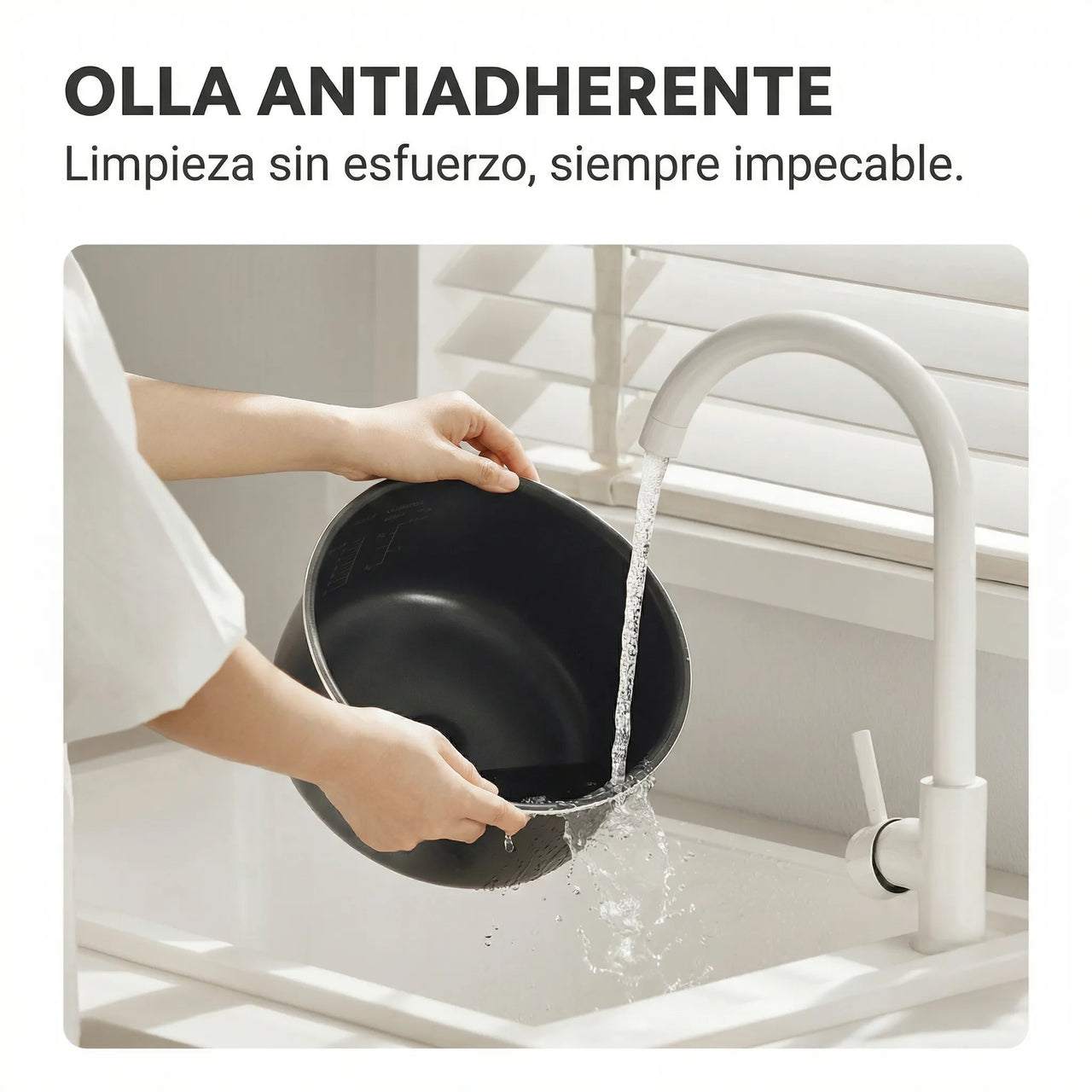 ARROCERA ELÉCTRICA XIAOMI RICE COOKER 4L MULTIFUNCIONAL PROGRAMABLE ANTIADHERENTE BLANCO - 8