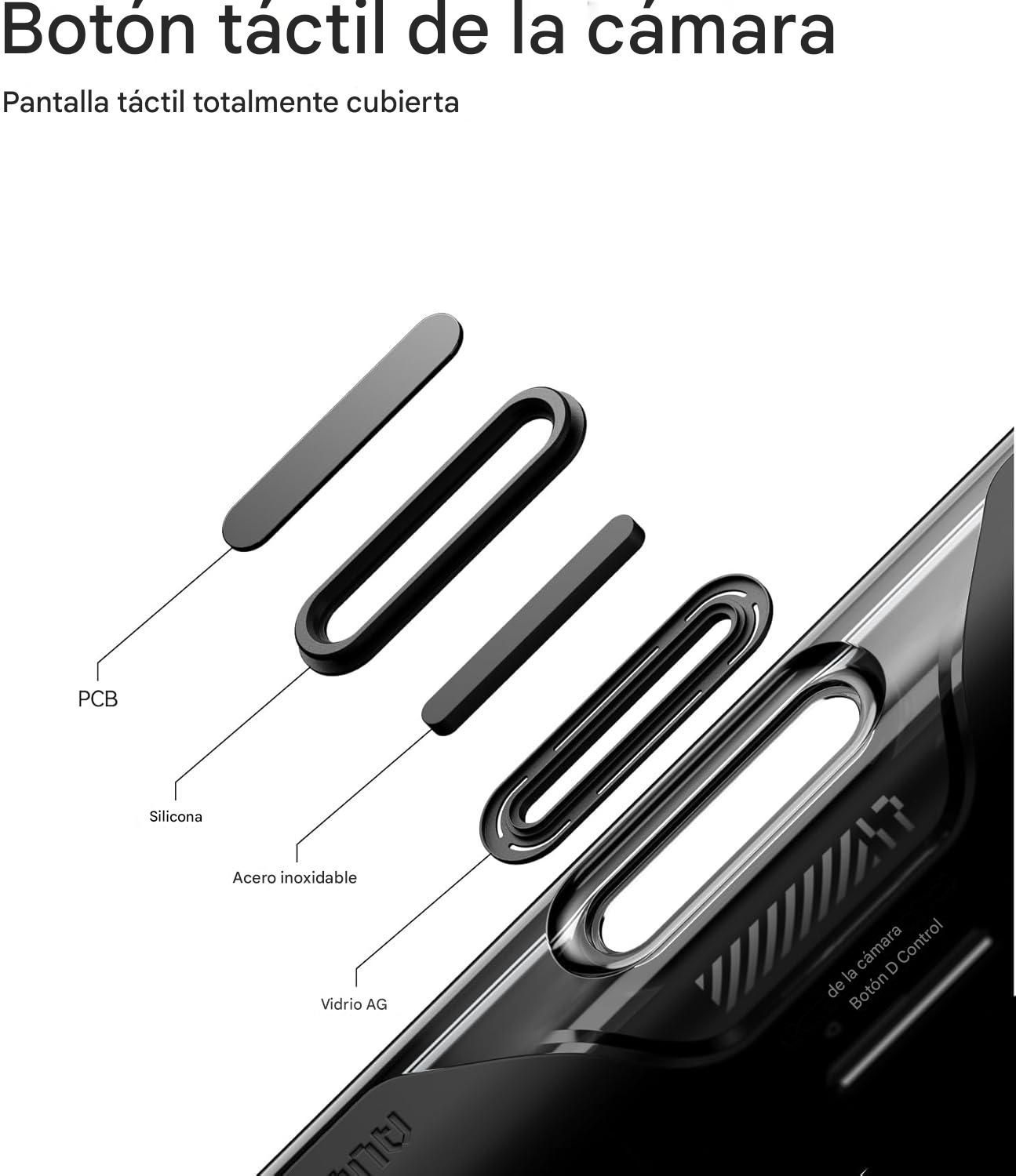 CASE FUTURISTA IPHONE 17 PRO CON DISIPADOR CALOR MAGNETICO GRIS - 6