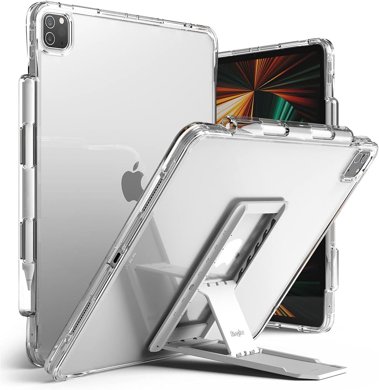 CASE IPAD PRO 12.9 6TA 5TA GENERACION RINGKE FUSION INCLUYE PARANTE TRANSPARENTE - 1