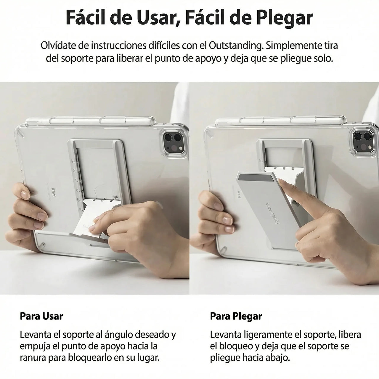 CASE IPAD PRO 12.9 6TA 5TA GENERACION RINGKE FUSION INCLUYE PARANTE TRANSPARENTE - 9