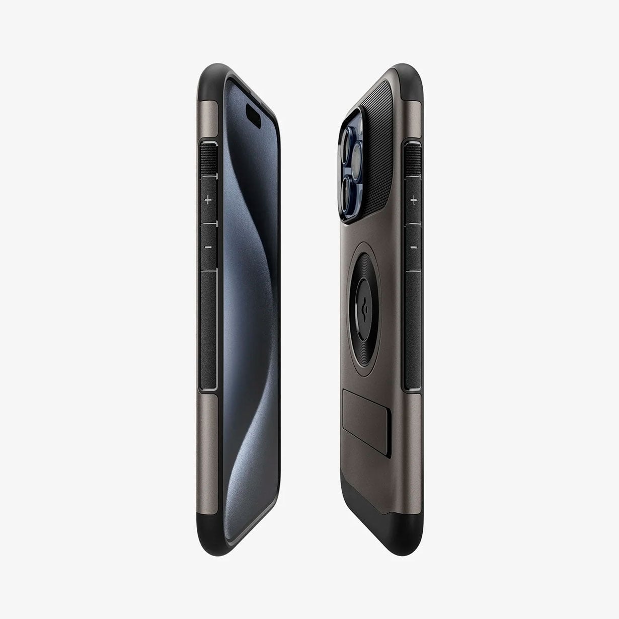 CASE SPIGEN SLIM ARMOR IPHONE 15 PRO (MAGSAFE) - GUNMENTAL - 10
