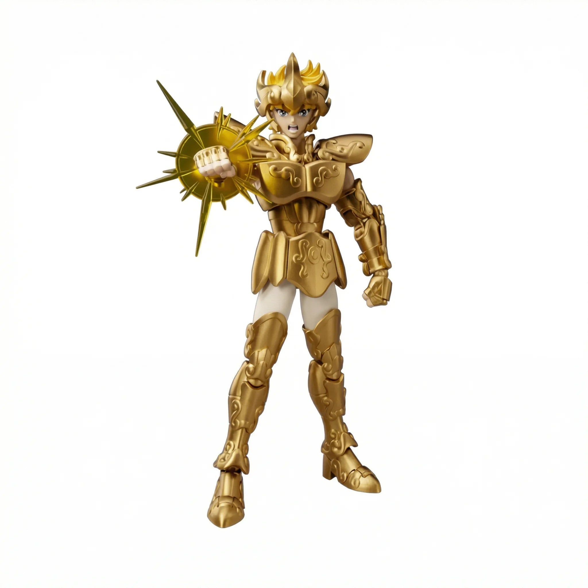 FIGURA COLECCIONABLE BLOKEES SAINT SEIYA CHAMPION CLASS 02 LEO AIOLIA - 1