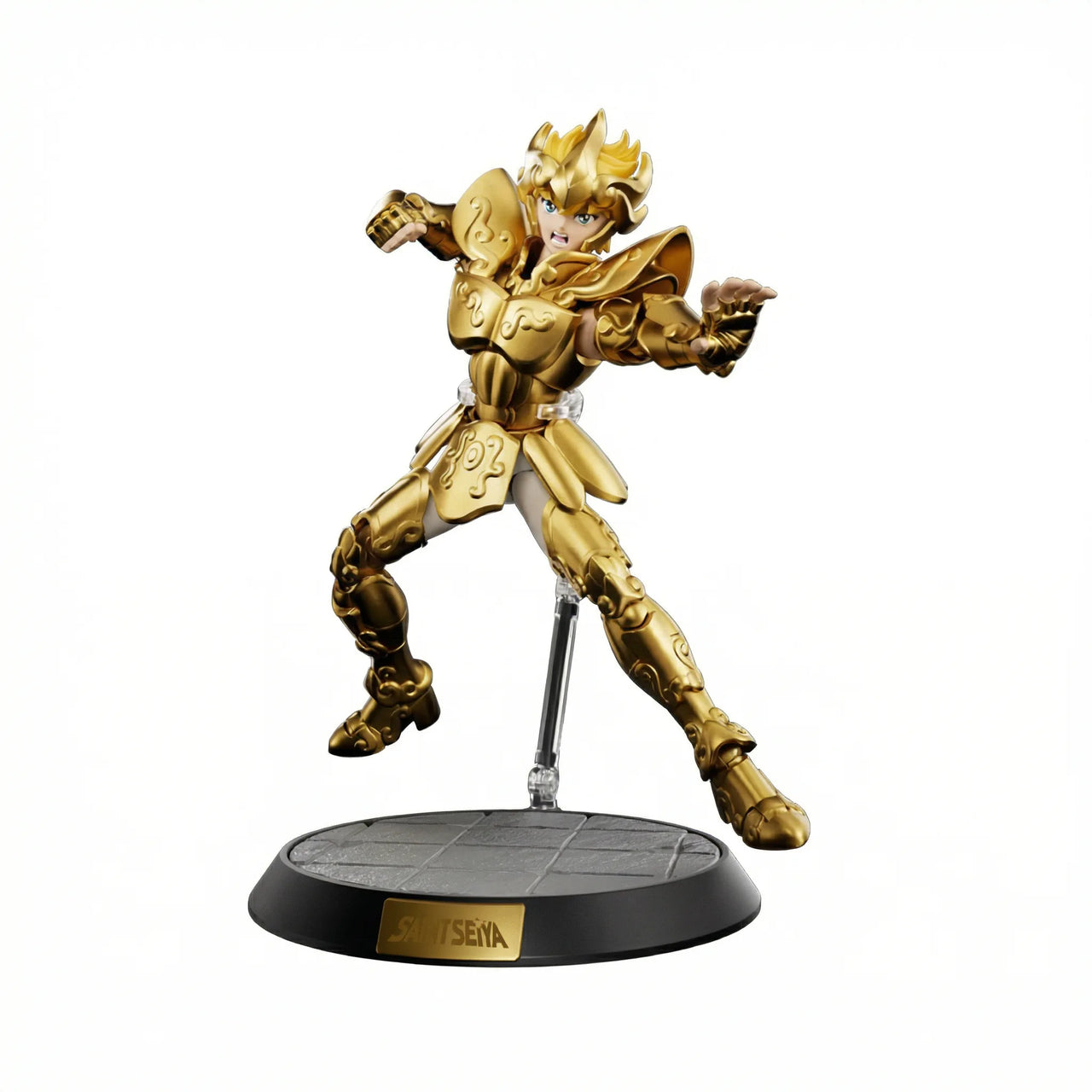 FIGURA COLECCIONABLE BLOKEES SAINT SEIYA CHAMPION CLASS 02 LEO AIOLIA - 3