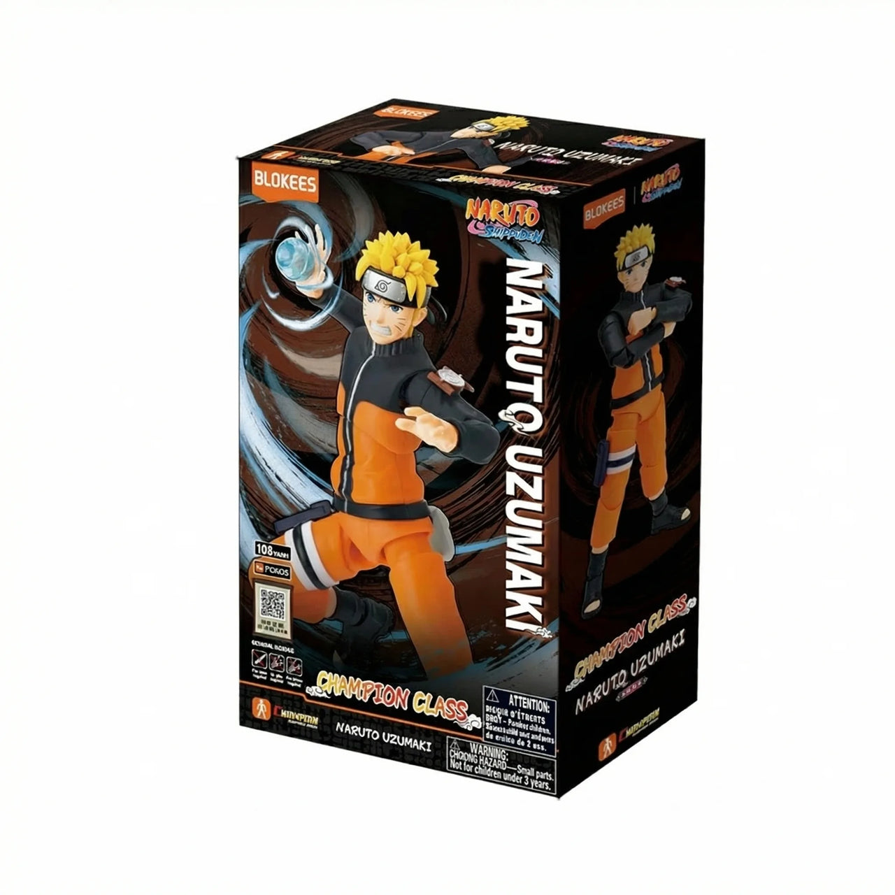 FIGURA COLECCIONABLE BLOKEES CHAMPION CLASS 02 NARUTO UZUMAKI - 7