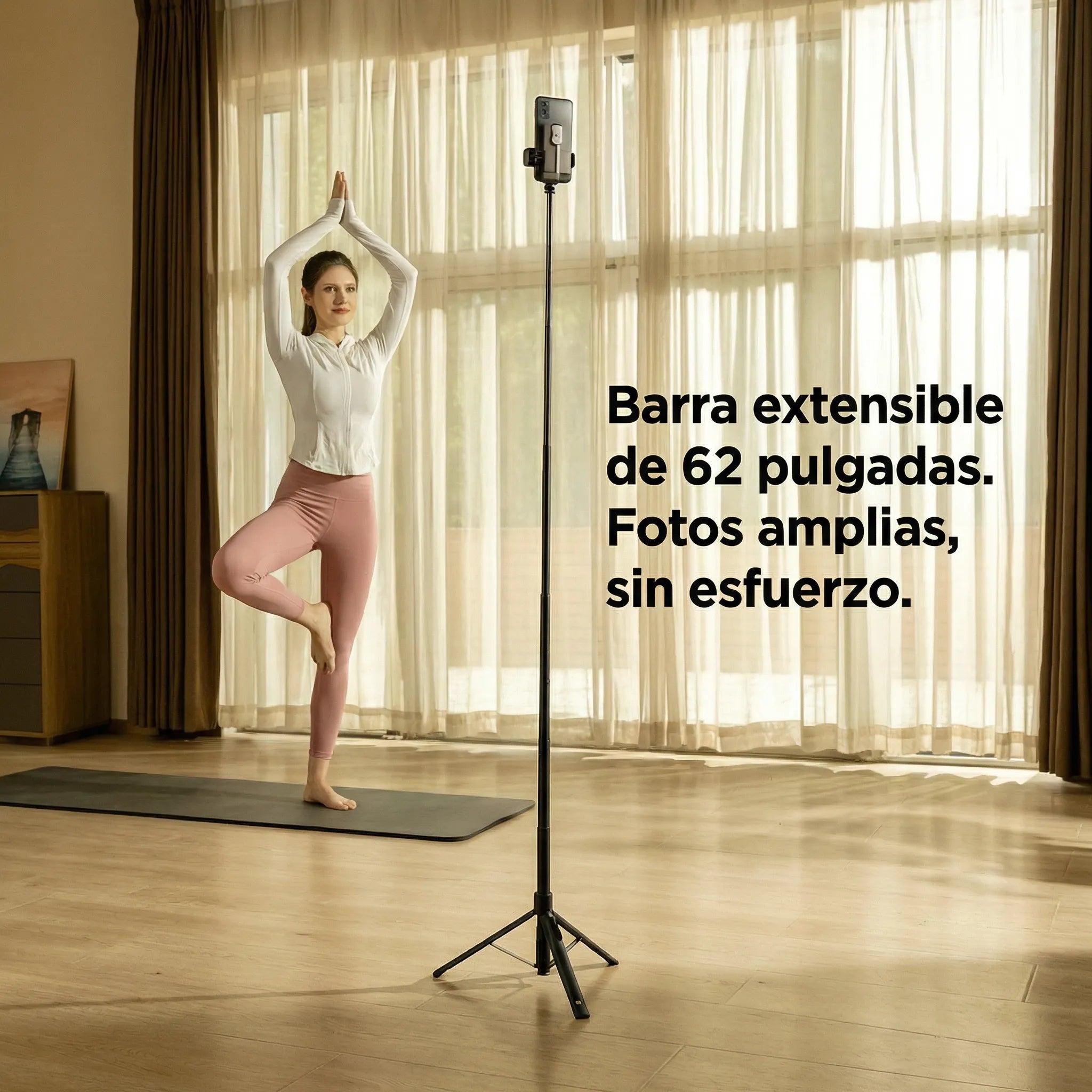SELFIE STICK TRÍPODE DE PISO 62 PULGADAS XIAOMI BHR8839CN - 4