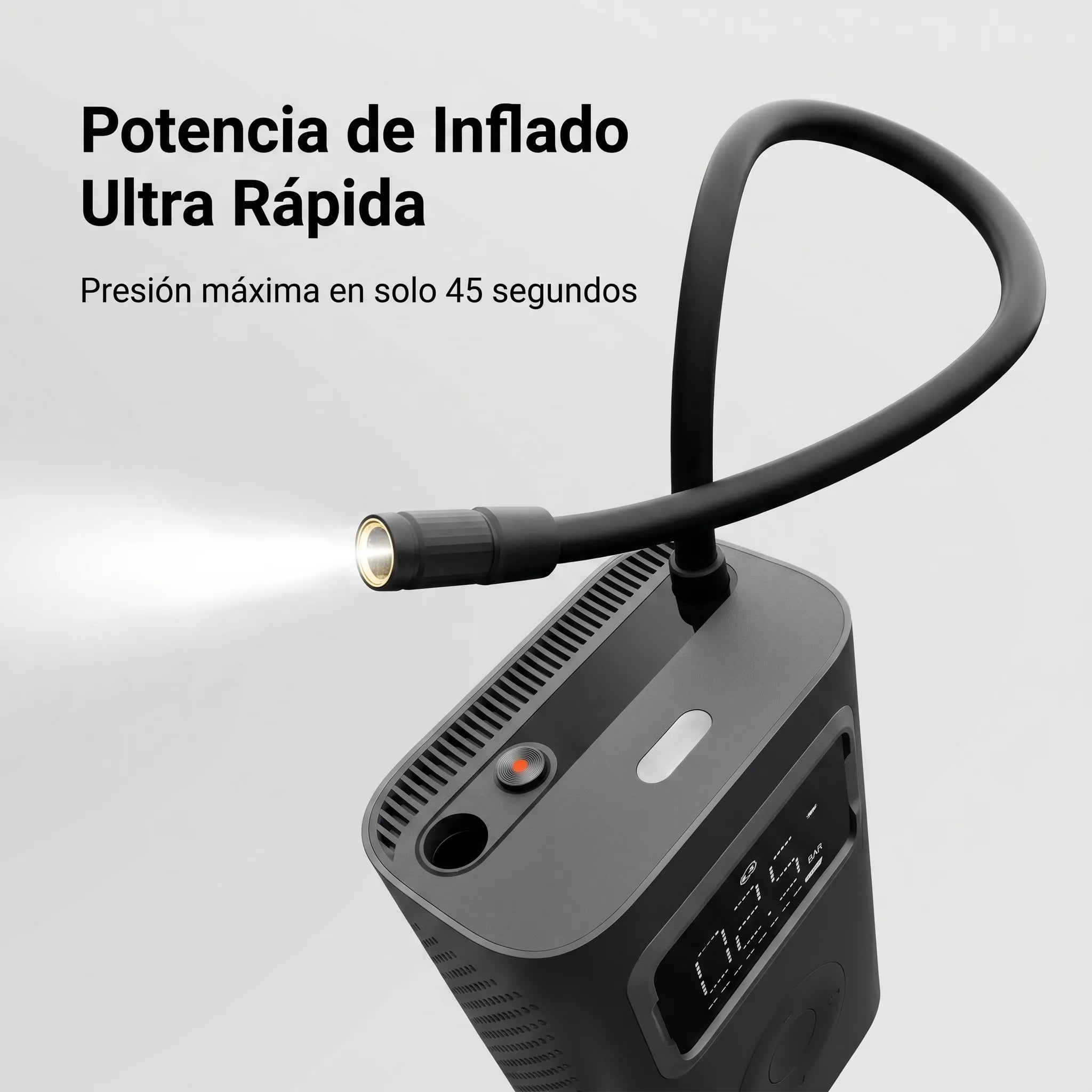 COMPRESOR DE AIRE PORTÁTIL XIAOMI 2 PRO 150 PSI BHR9099GL - 4