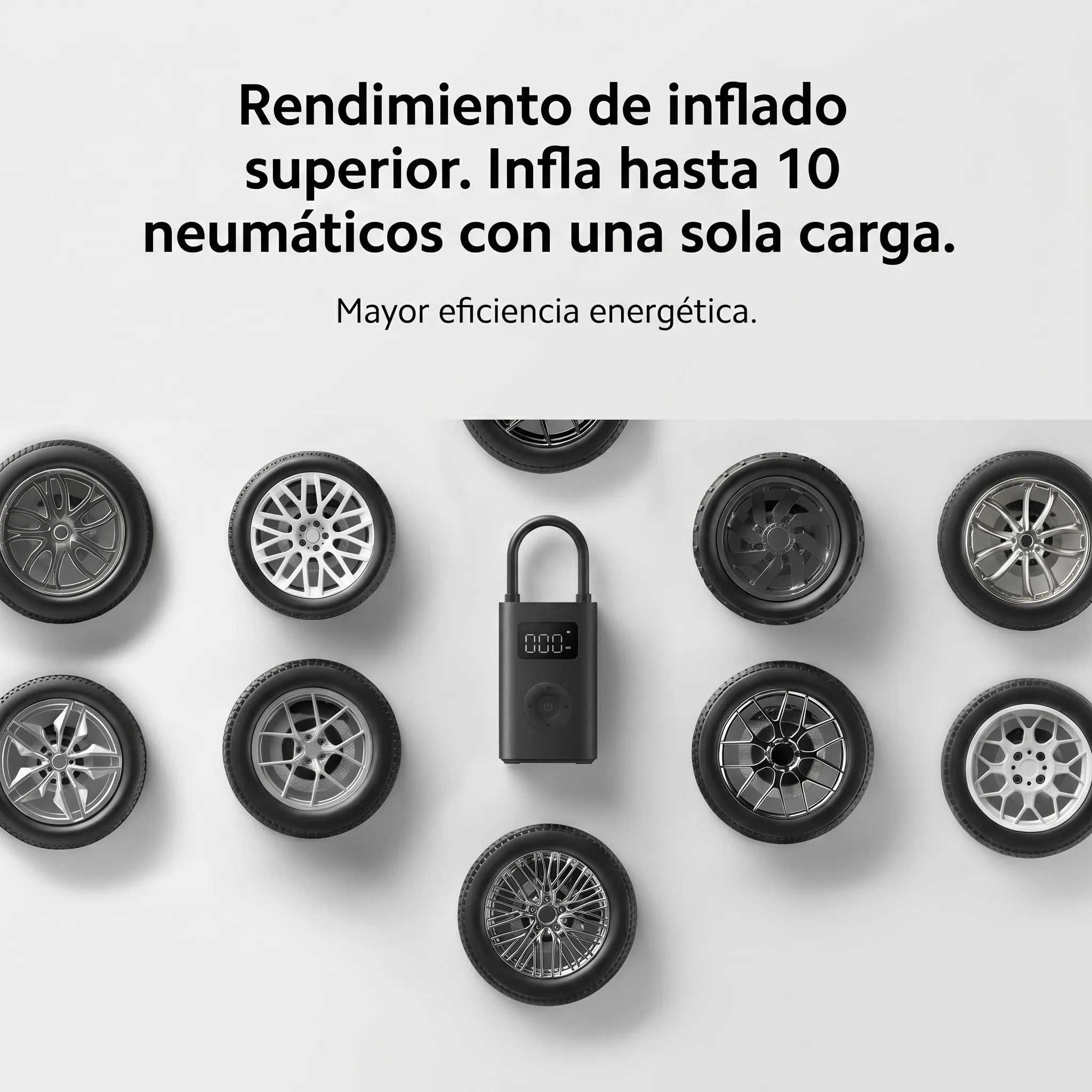 COMPRESOR DE AIRE PORTÁTIL XIAOMI 2 150 PSI BHR7112GL - 5