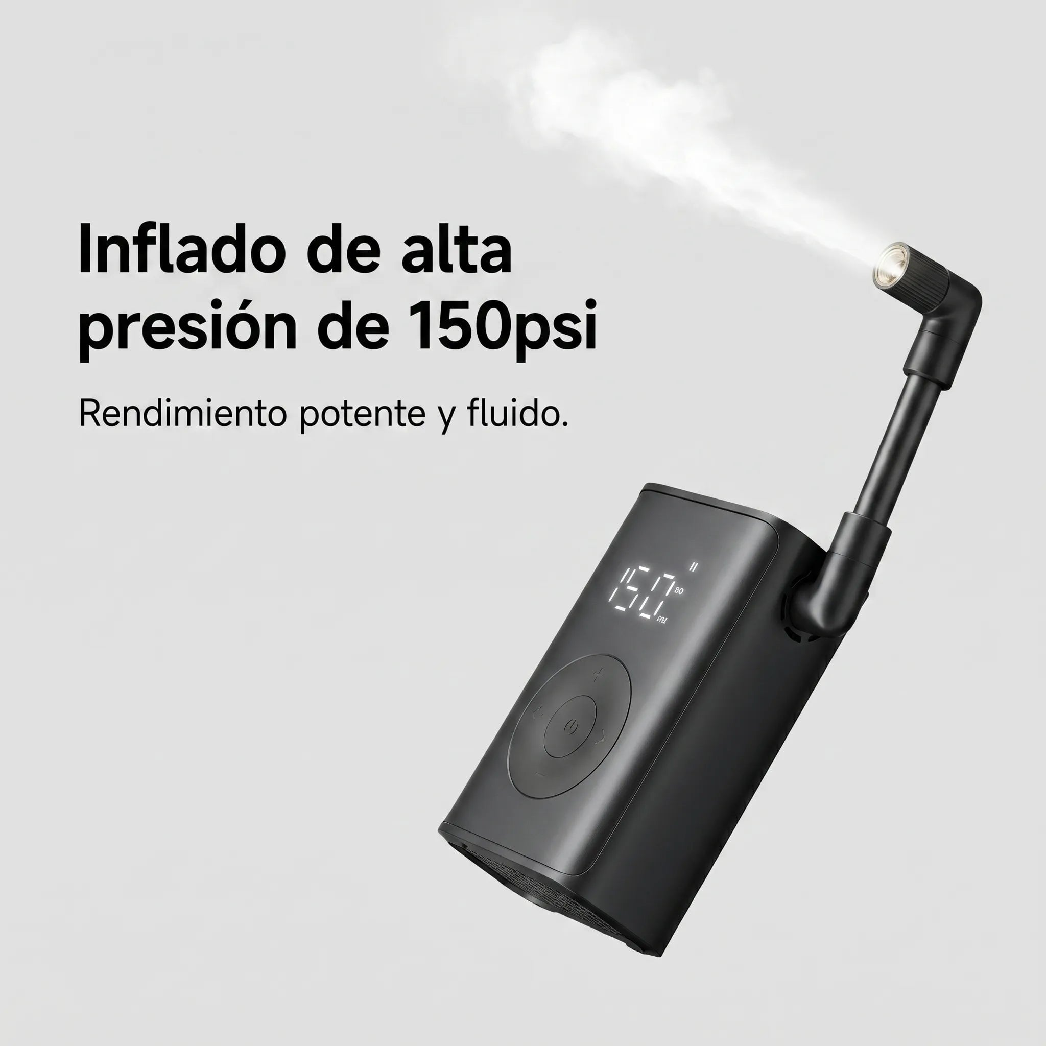 COMPRESOR DE AIRE PORTÁTIL COMPACTO MIJIA 150 PSI XIAOMI BHR088PCN - 4
