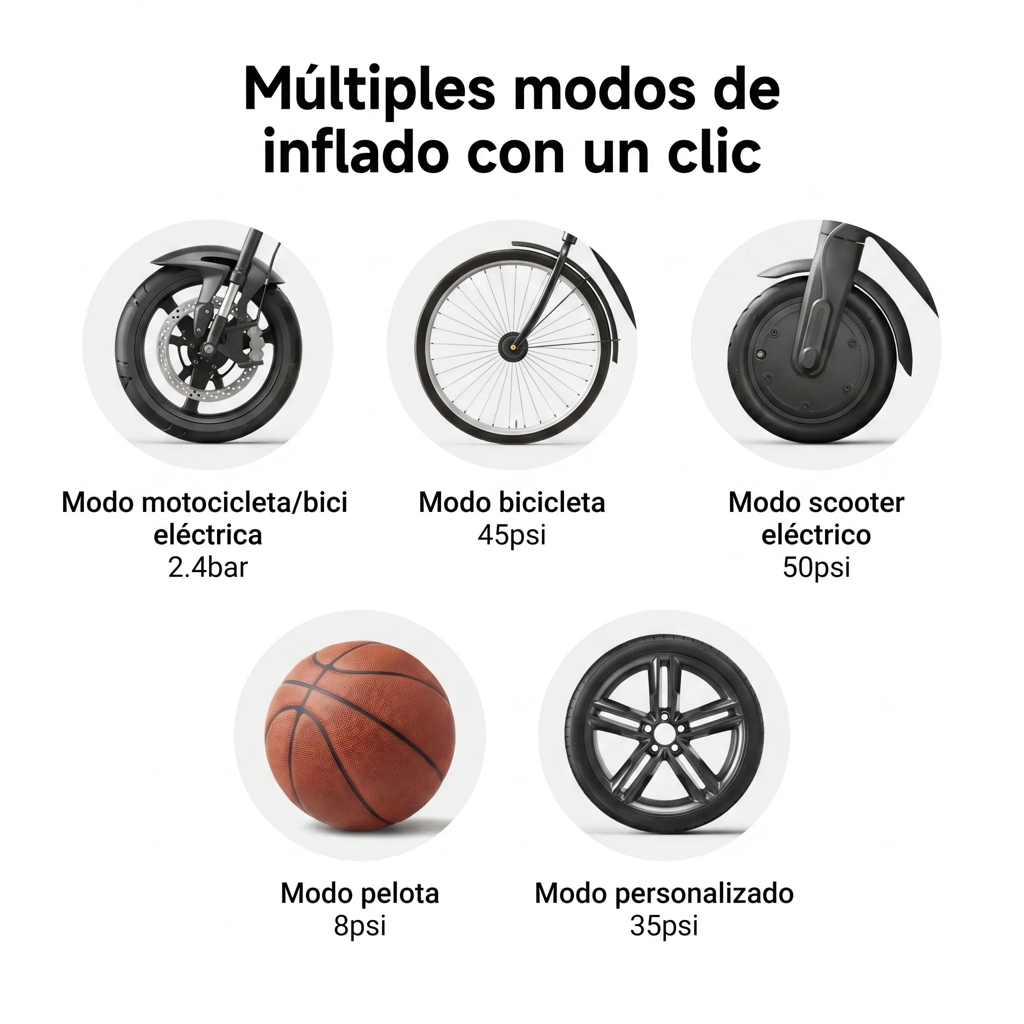 COMPRESOR DE AIRE PORTÁTIL COMPACTO MIJIA 150 PSI XIAOMI BHR088PCN - 9