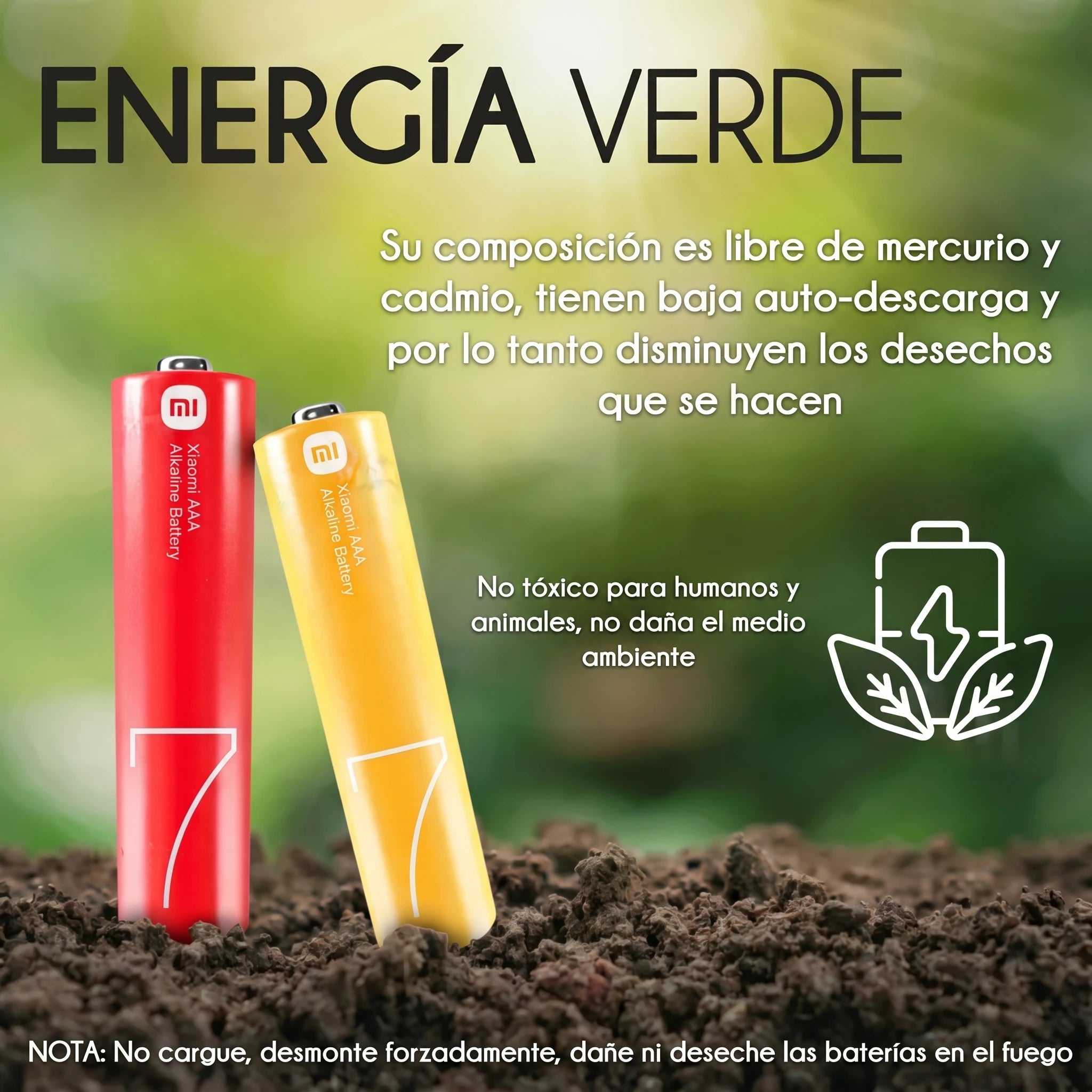 PILAS AAA ALCALINAS XIAOMI RAINBOW PACK 10 BHR3594GL - 5