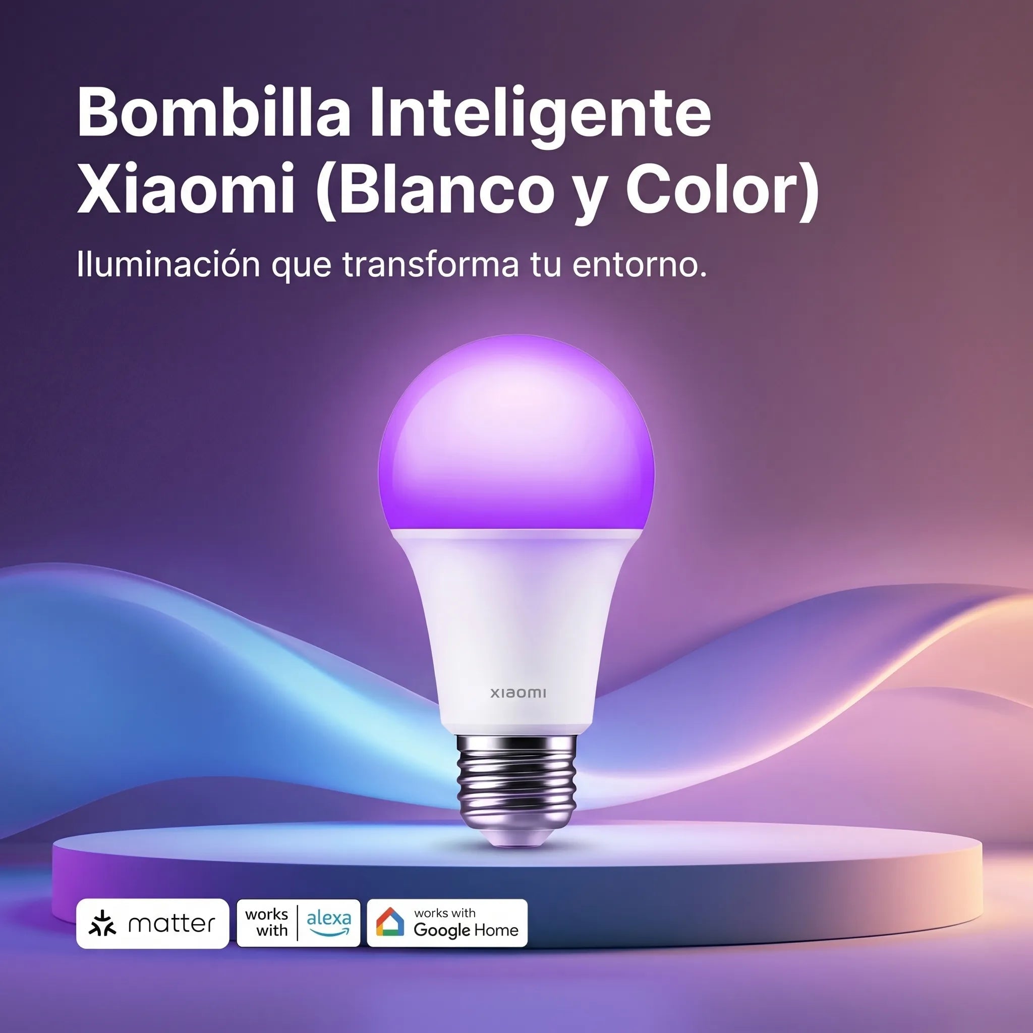 FOCO LED INTELIGENTE XIAOMI E27 820 LM BHR9435TW - 2