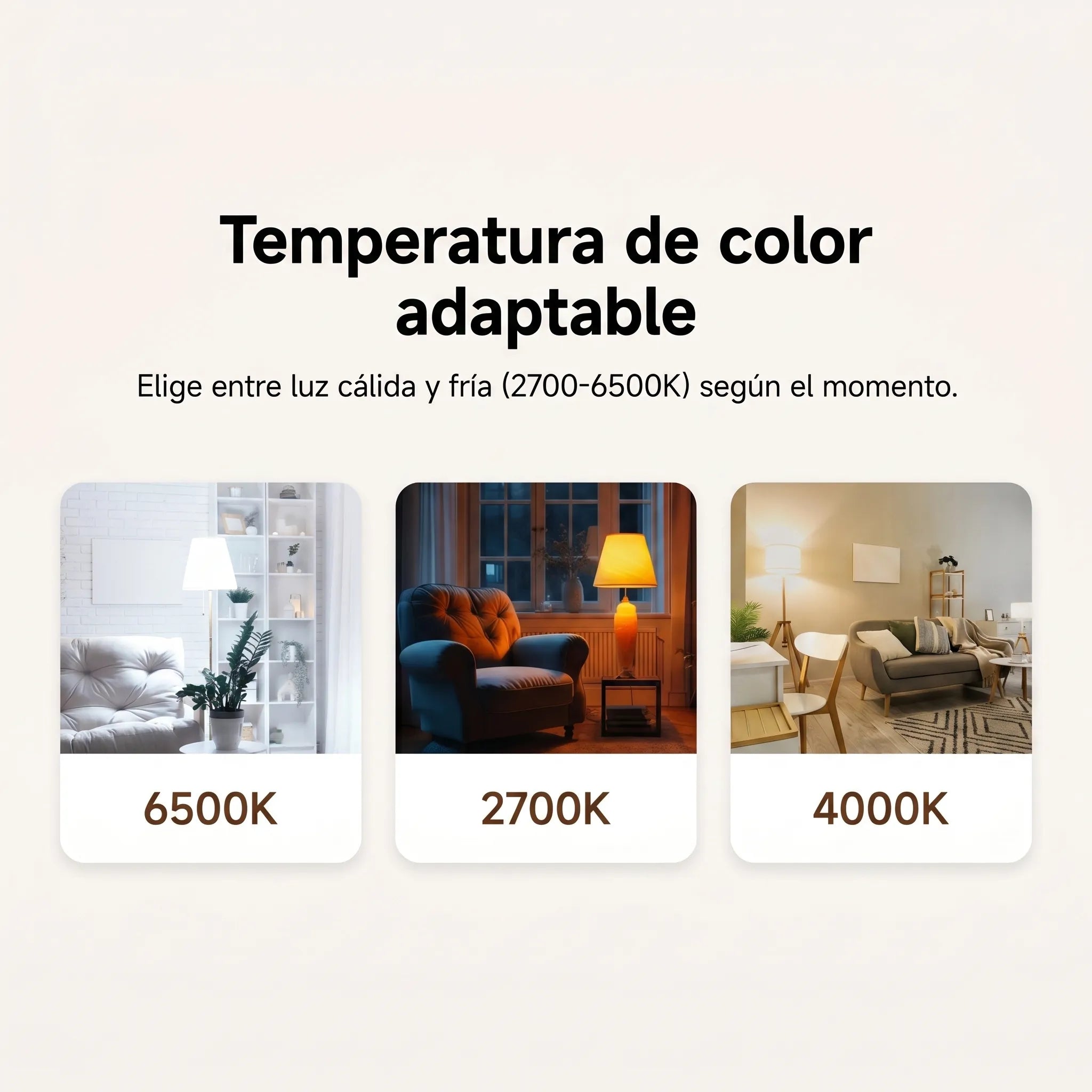 FOCO LED INTELIGENTE XIAOMI E27 820 LM BHR9435TW - 6