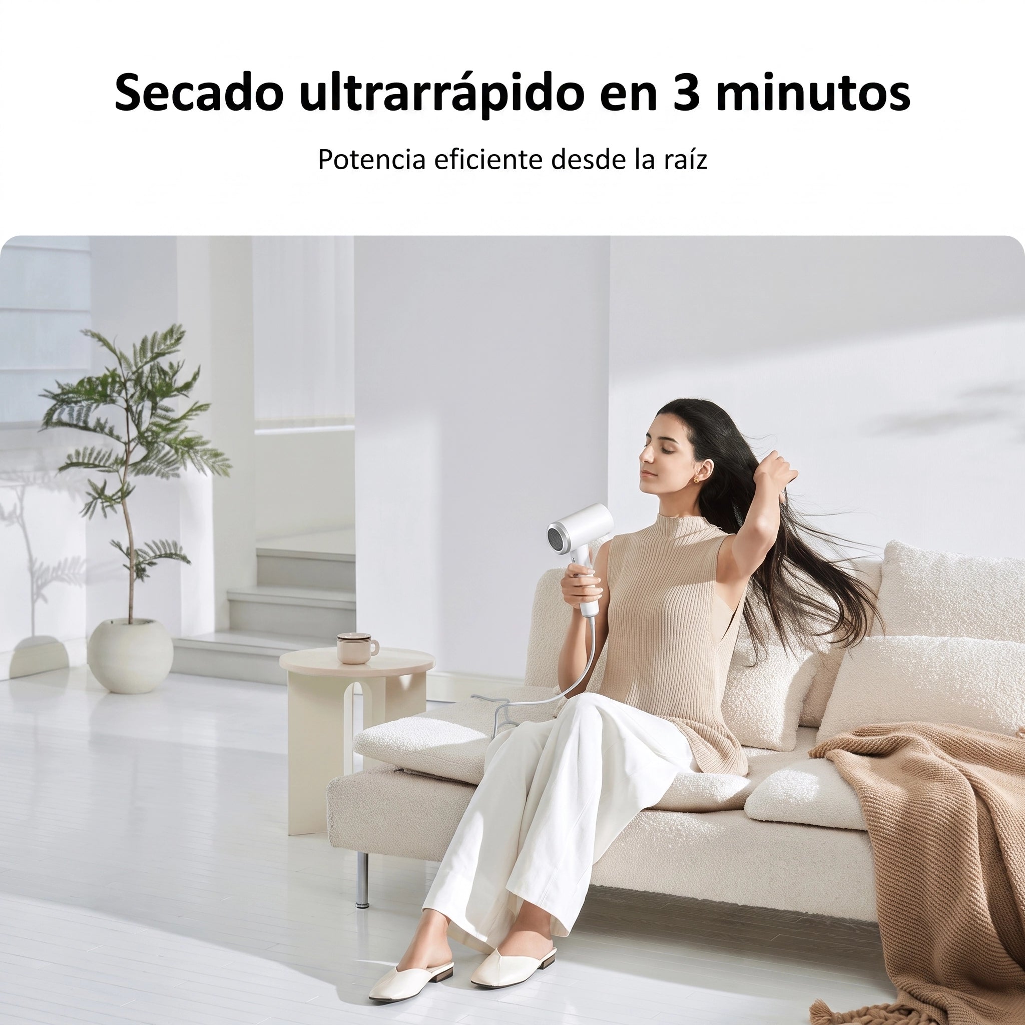 SECADORA DE CABELLO IÓNICA XIAOMI 110000 RPM 1600W - 3