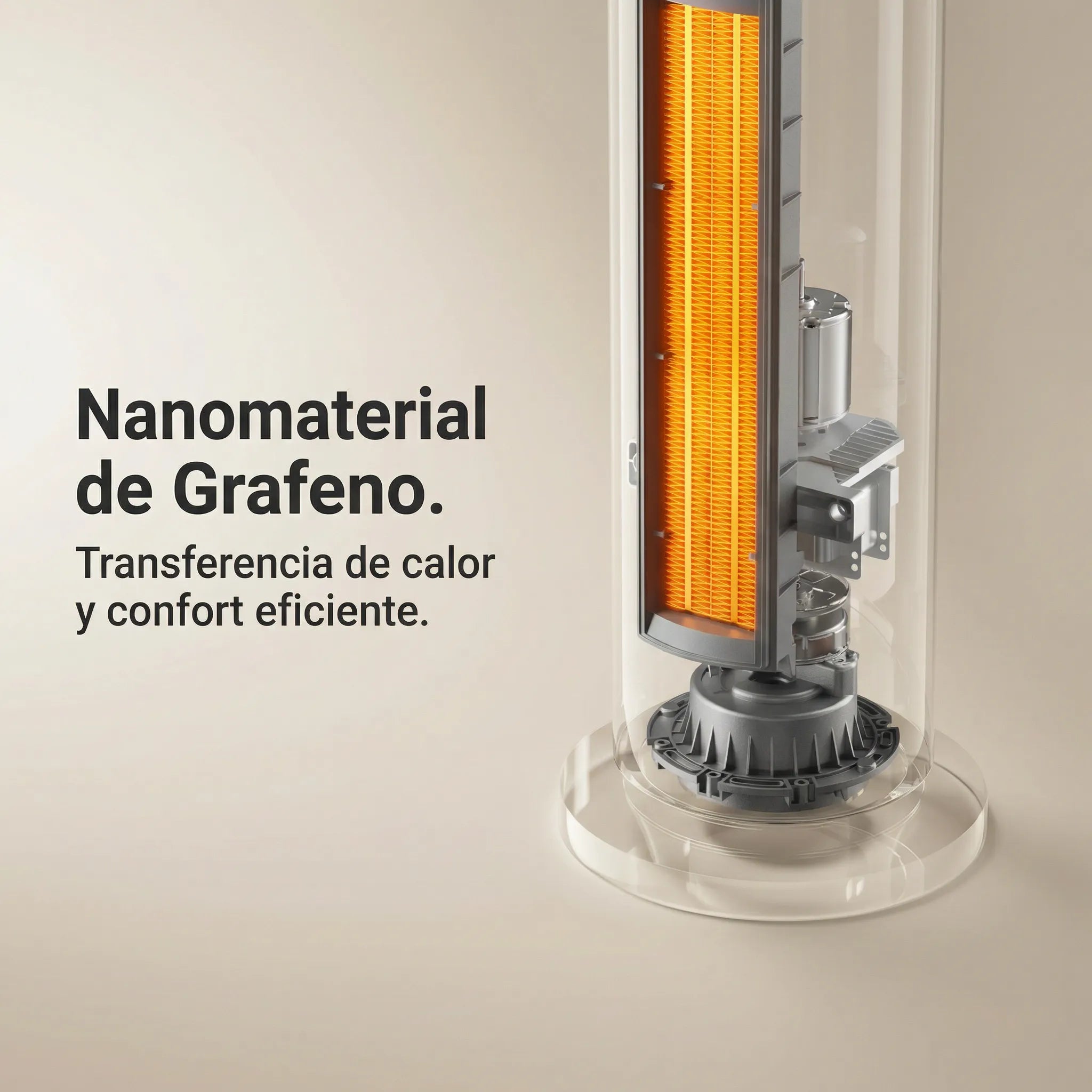 CALEFACTOR INTELIGENTE XIAOMI GRAPHENE HEATER 2000W BHR084SEU - 6