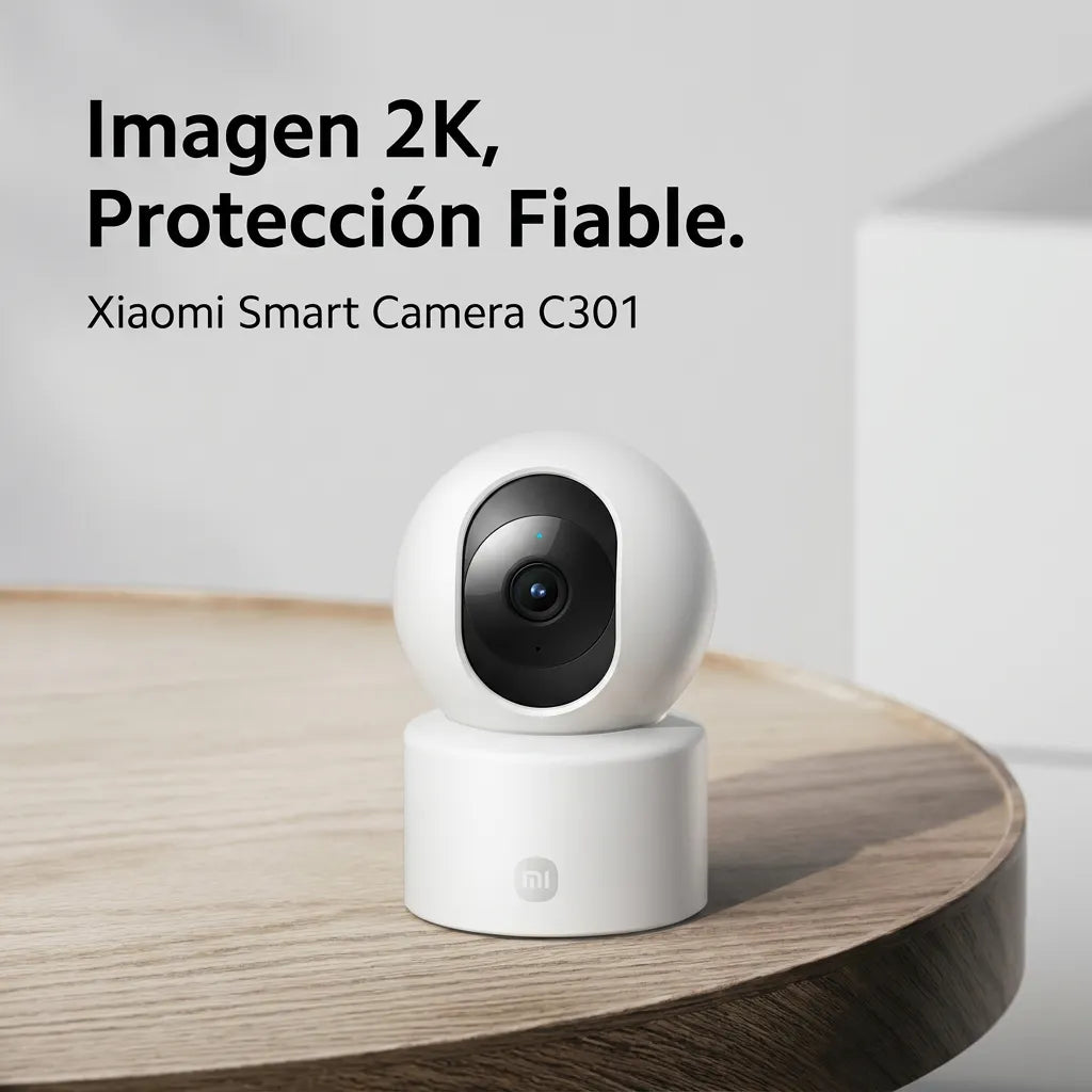 CÁMARA DE SEGURIDAD XIAOMI SMART CAMERA C301 2K 360° - 2
