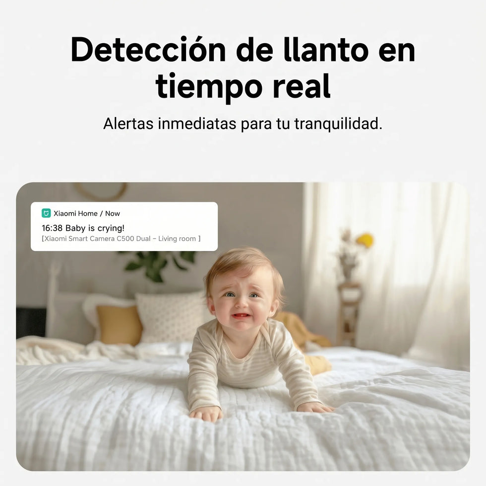 CÁMARA DE SEGURIDAD XIAOMI SMART CAMERA C500 DUAL 2.5K - 7