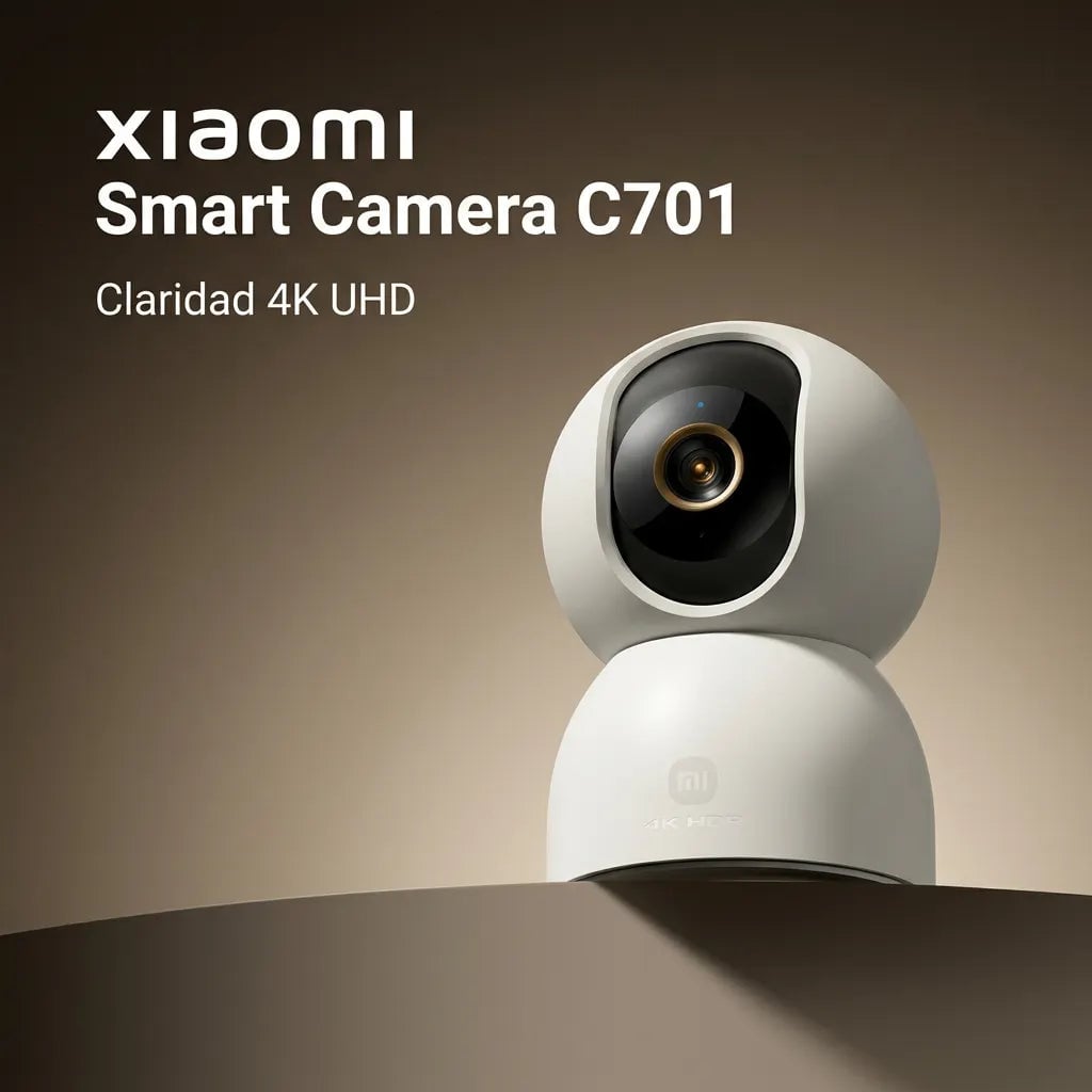 CÁMARA DE SEGURIDAD XIAOMI SMART CAMERA C701 4K 360° - 2