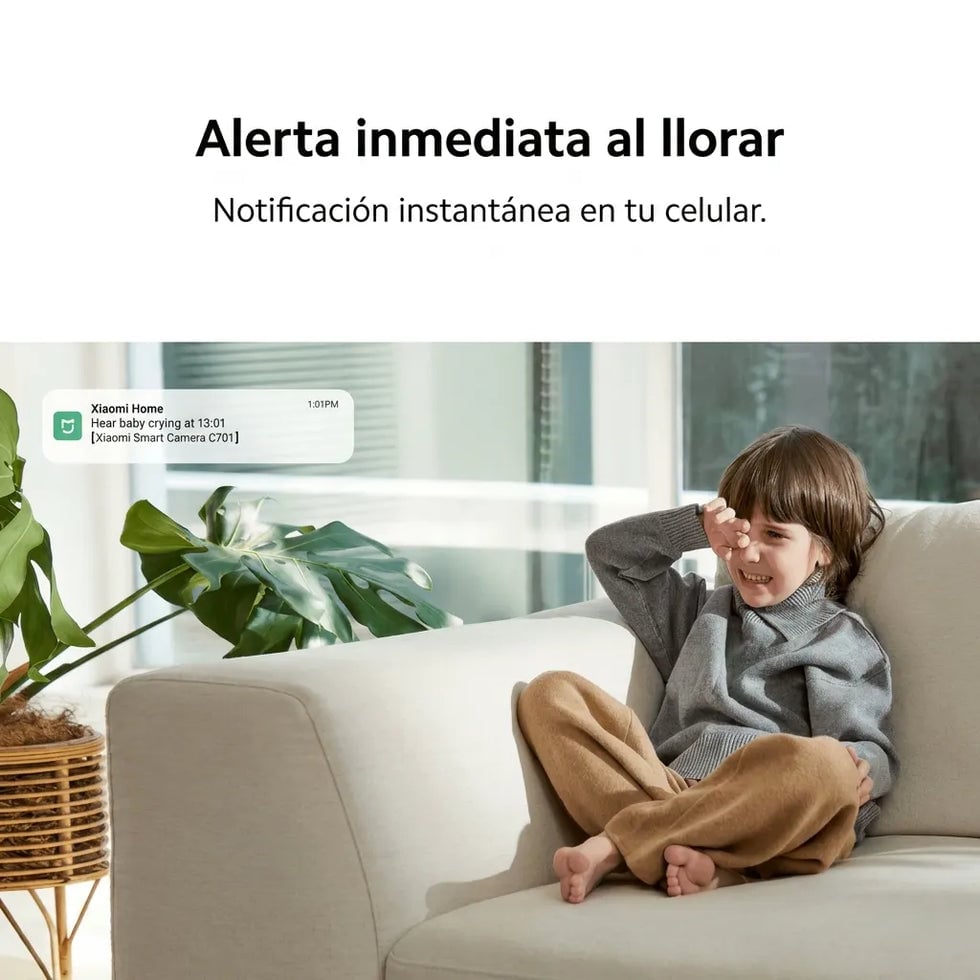 CÁMARA DE SEGURIDAD XIAOMI SMART CAMERA C701 4K 360° - 8