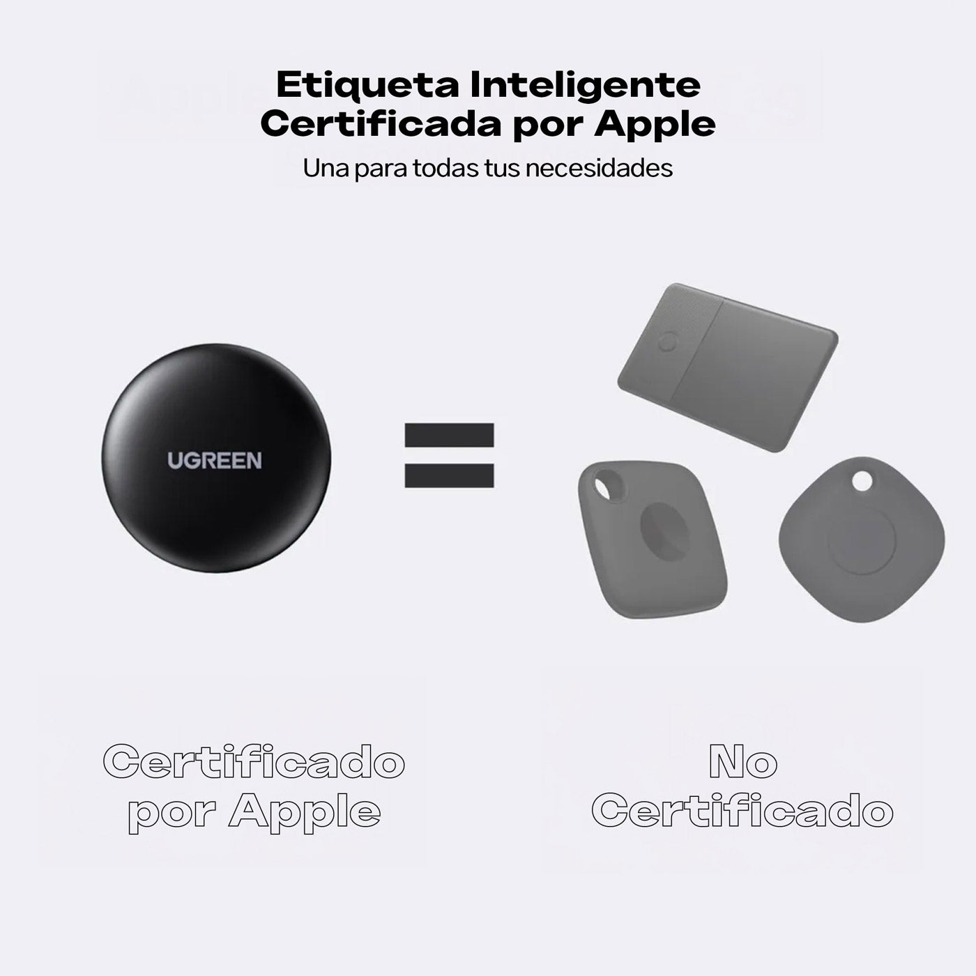 LOCALIZADOR INTELIGENTE UGREEN SMARTTAG APPLE FIND MY 60387 - 3
